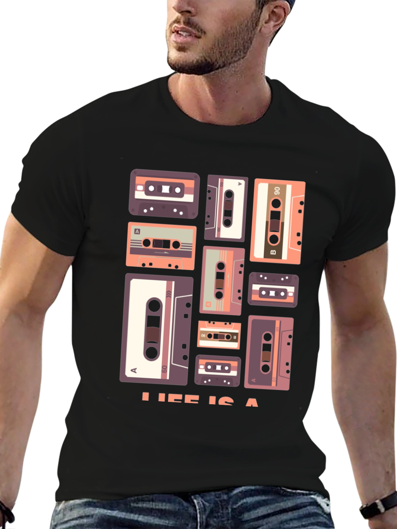 Retro Cassette Tape T-Shirt