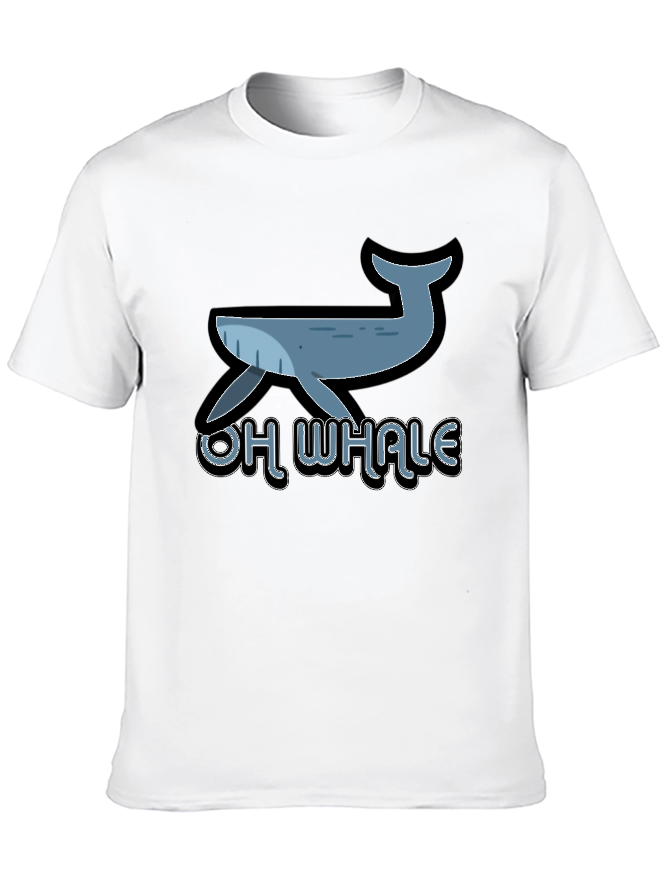 Oh Whale! Fun Graphic T-Shirt