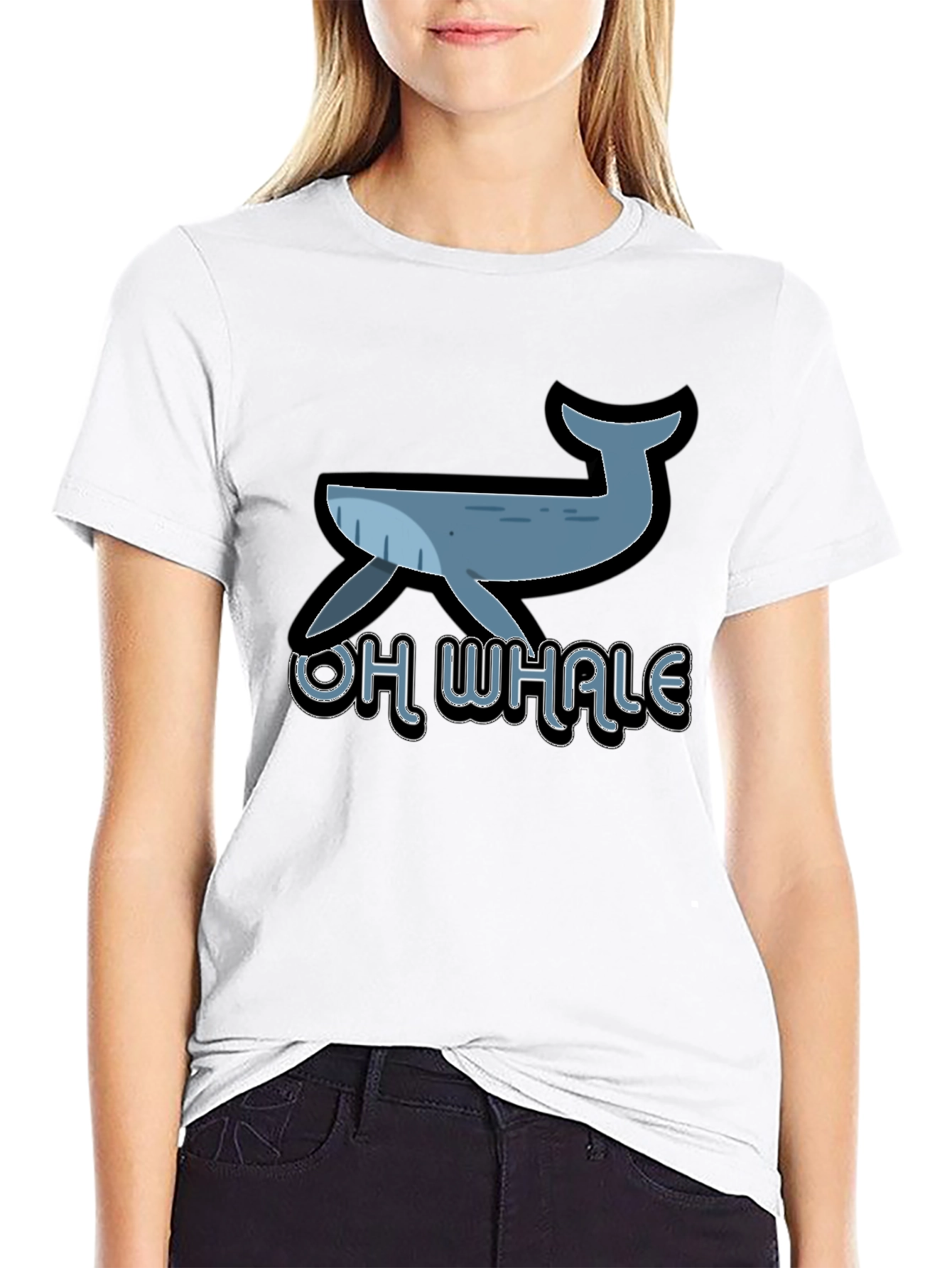 Oh Whale! Fun Graphic T-Shirt