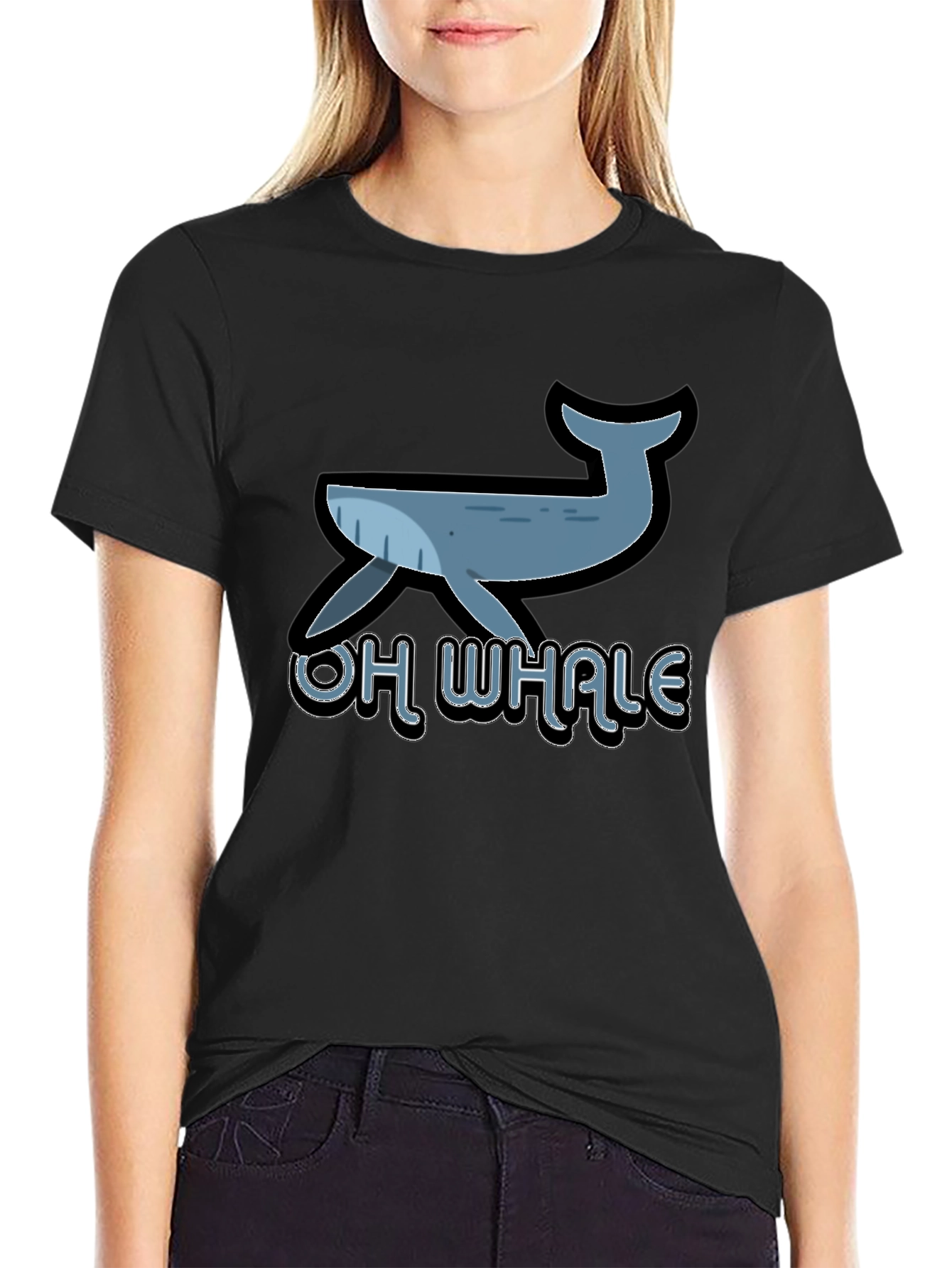 Oh Whale! Fun Graphic T-Shirt