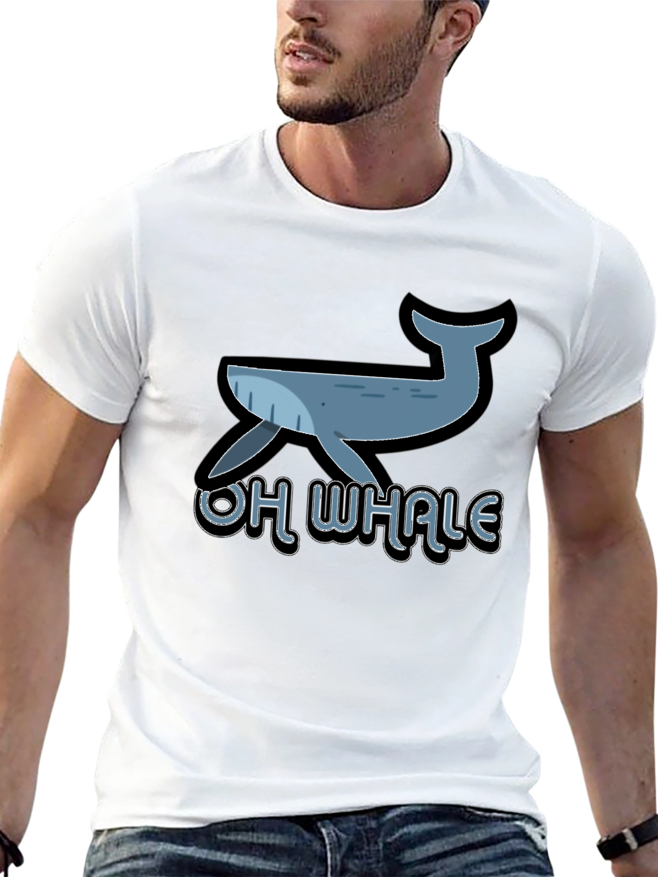 Oh Whale! Fun Graphic T-Shirt