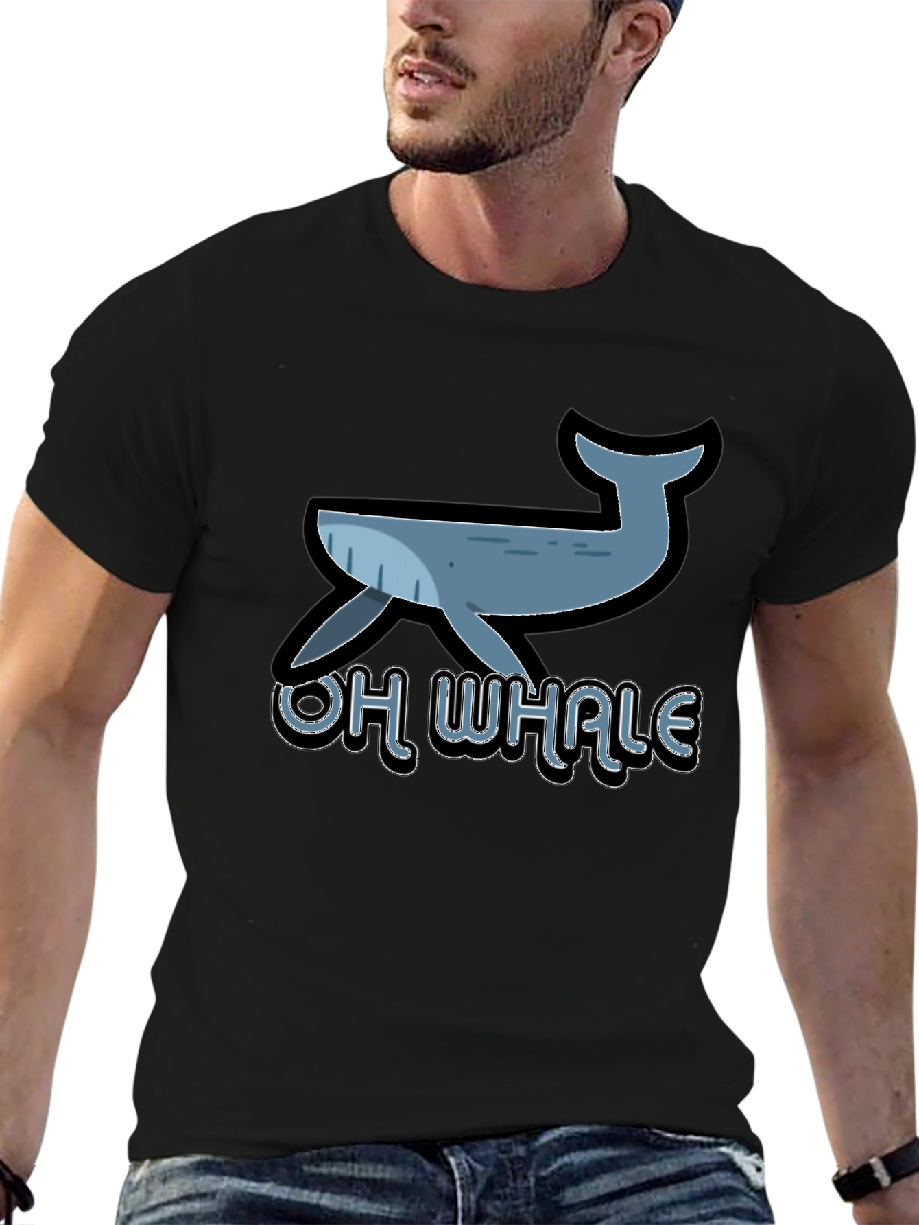 Oh Whale! Fun Graphic T-Shirt