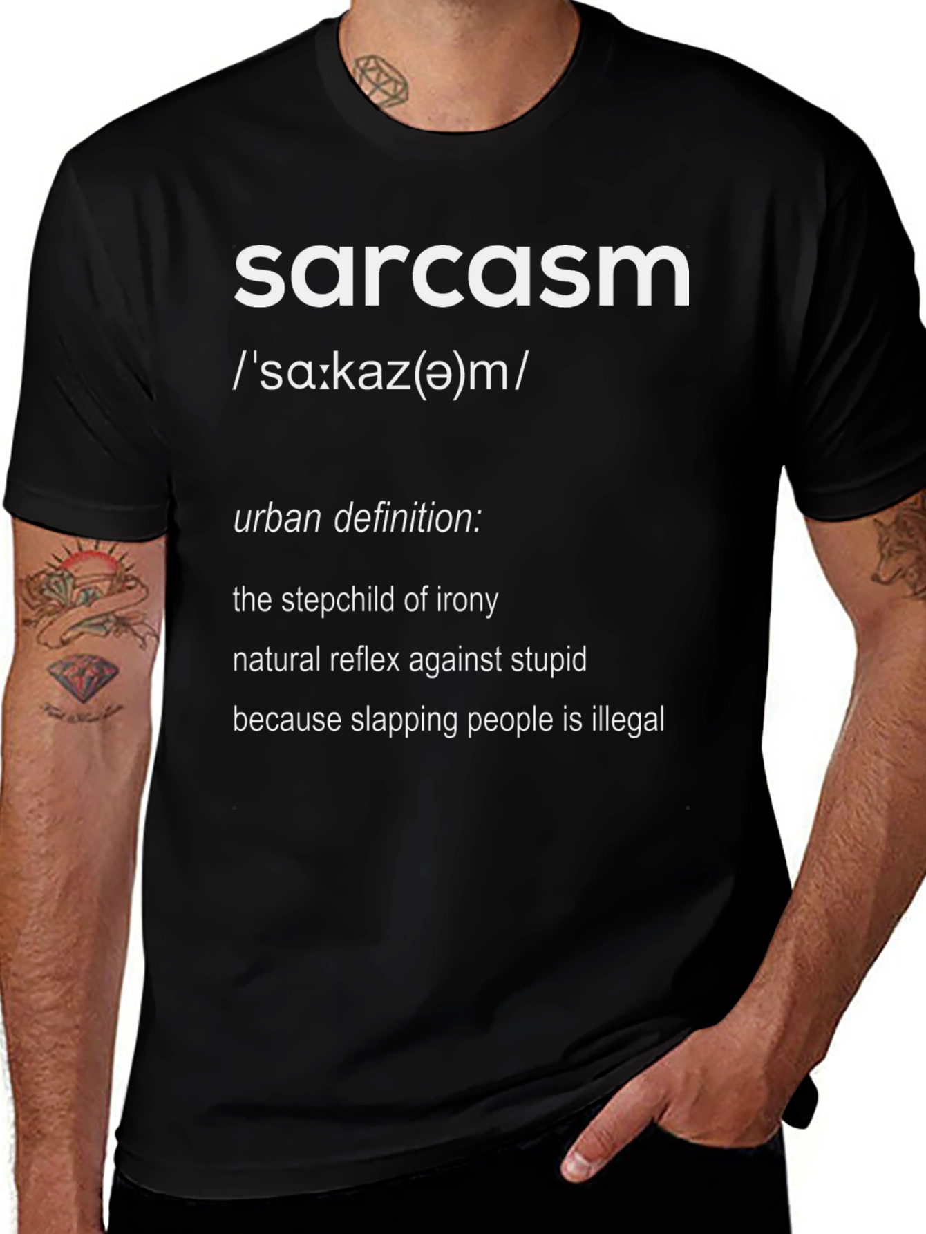 Sarcasm Definition T-Shirt - Funny Urban Dictionary Tee