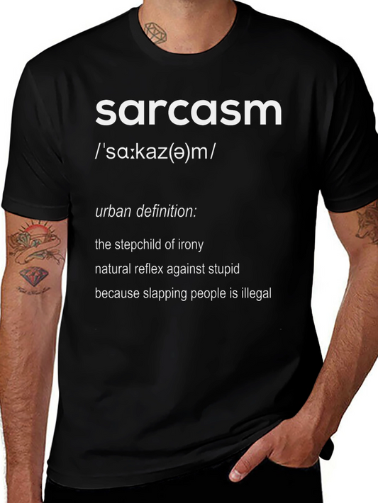 Sarcasm Definition T-Shirt - Funny Urban Dictionary Tee