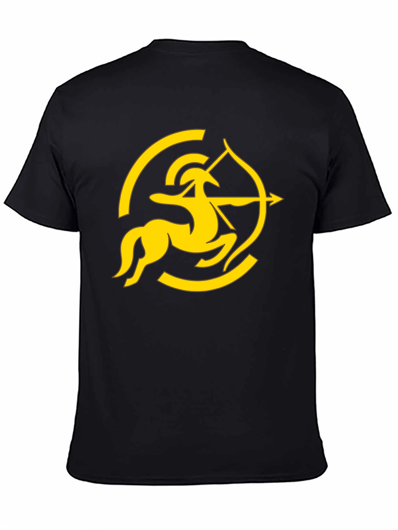Sagittarius Zodiac Black T-Shirt