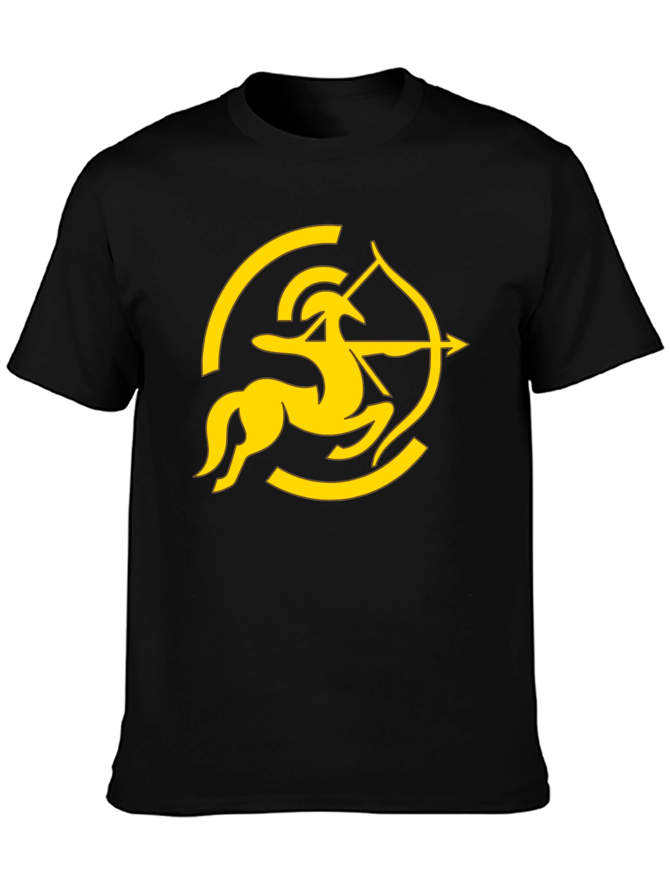 Sagittarius Zodiac Black T-Shirt