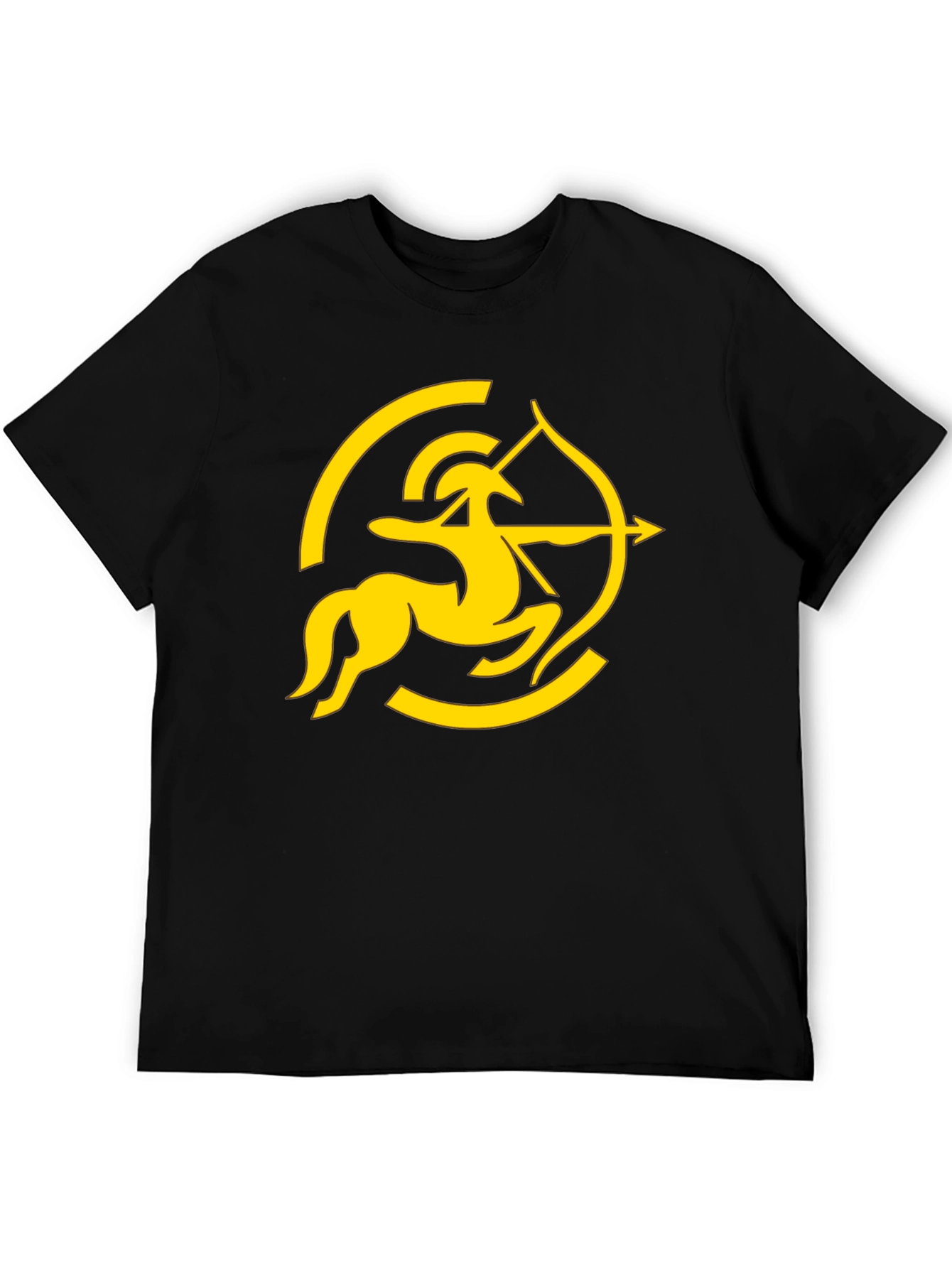 Sagittarius Zodiac Black T-Shirt