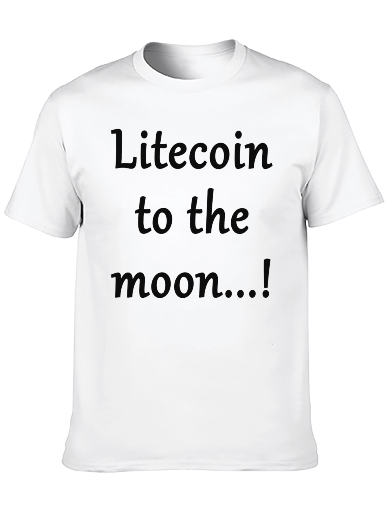 Litecoin to the Moon T-Shirt - Black Crypto Tee