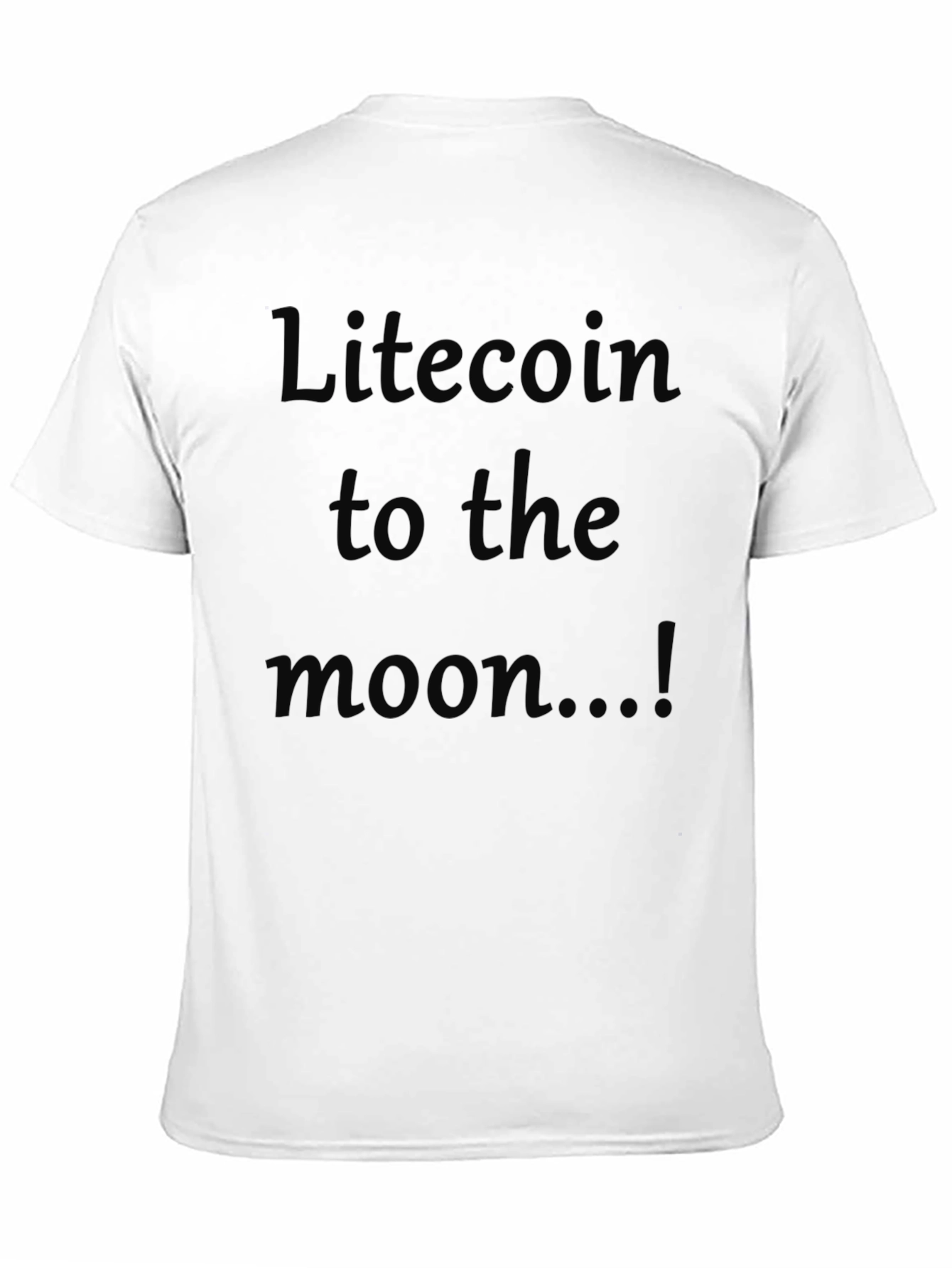Litecoin to the Moon T-Shirt - Black Crypto Tee