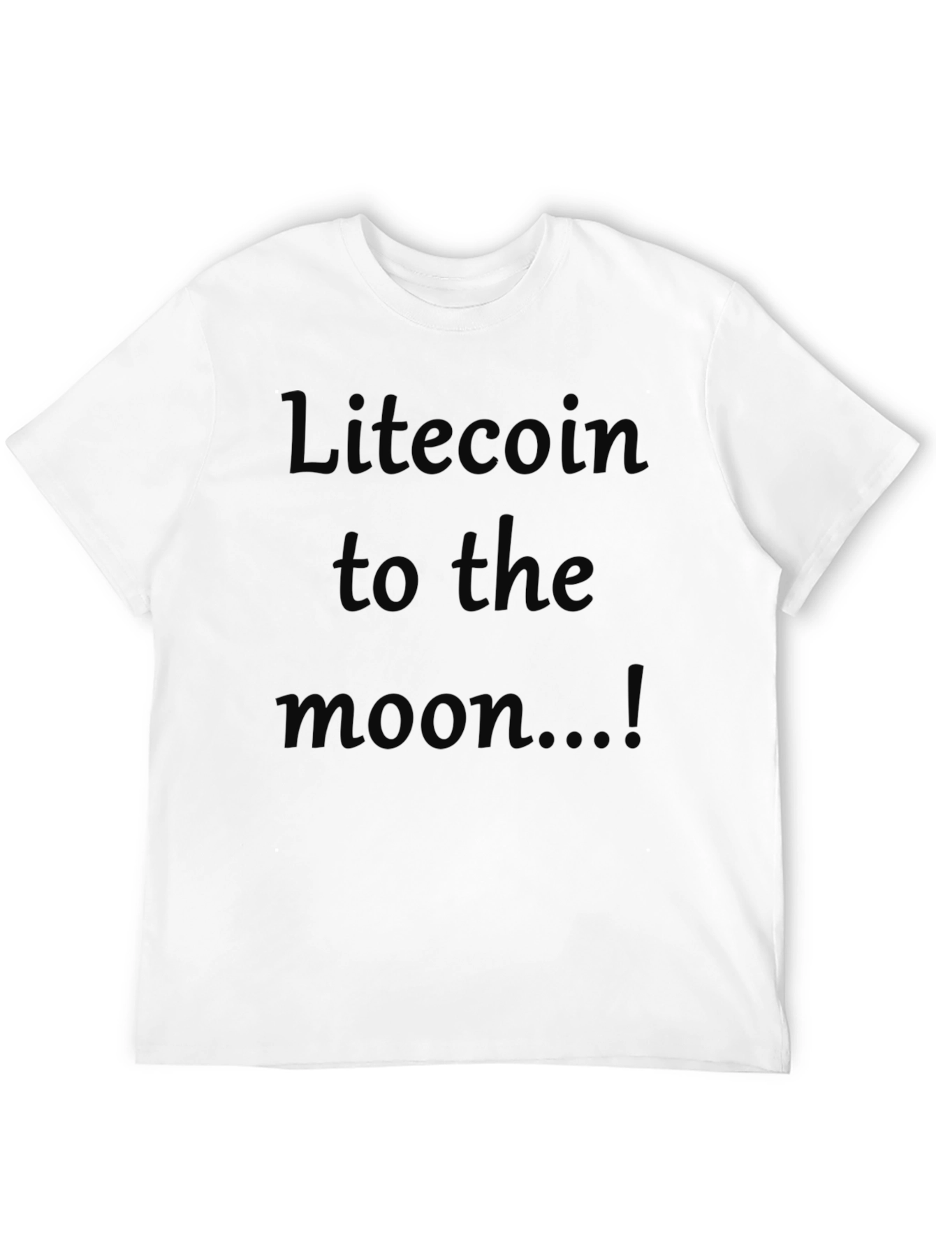 Litecoin to the Moon T-Shirt - Black Crypto Tee