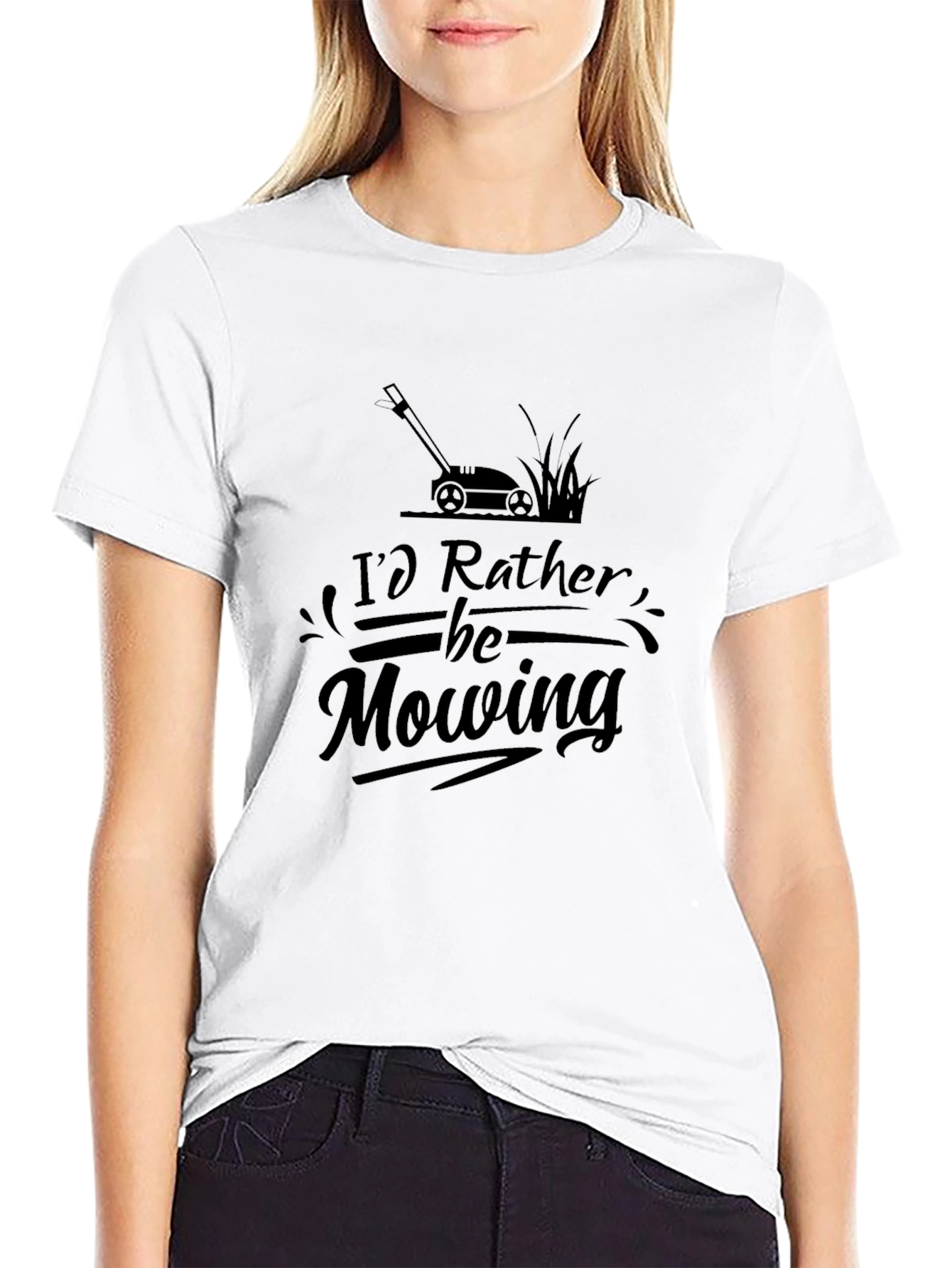Id Rather Be Mowing T-Shirt