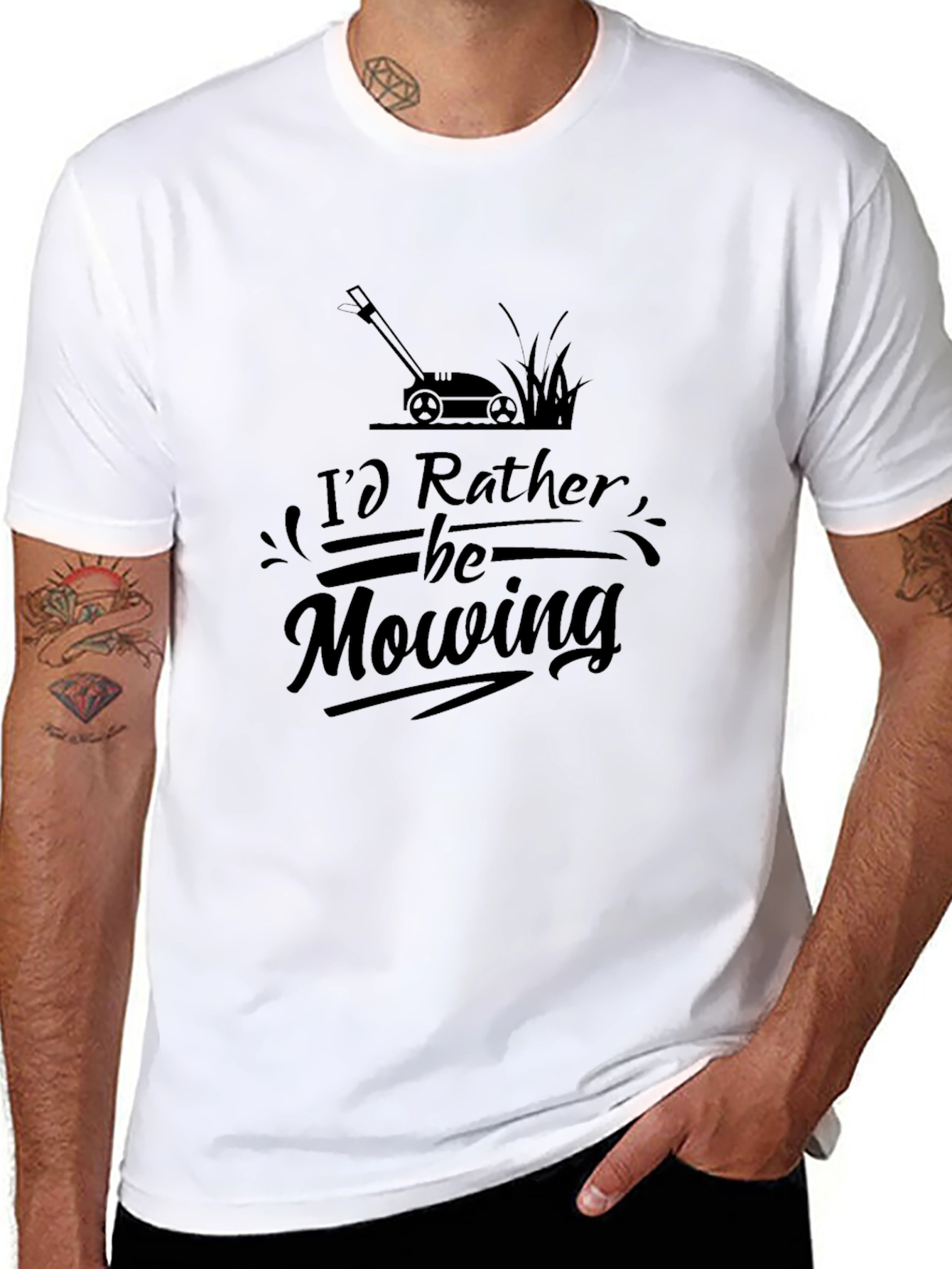 Id Rather Be Mowing T-Shirt