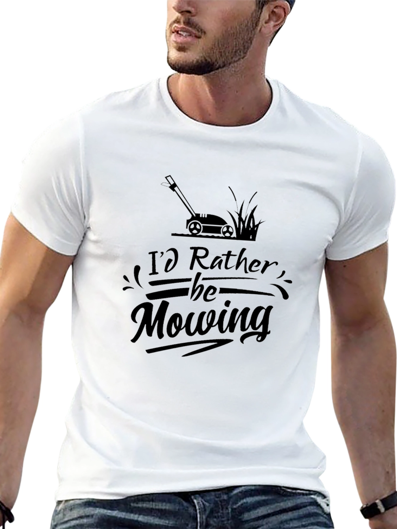 Id Rather Be Mowing T-Shirt