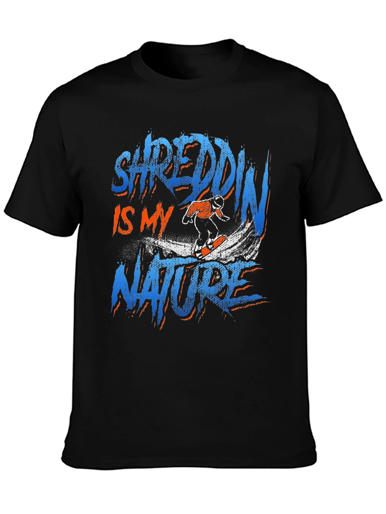 Shreddin Is My Nature Graphic T-Shirt