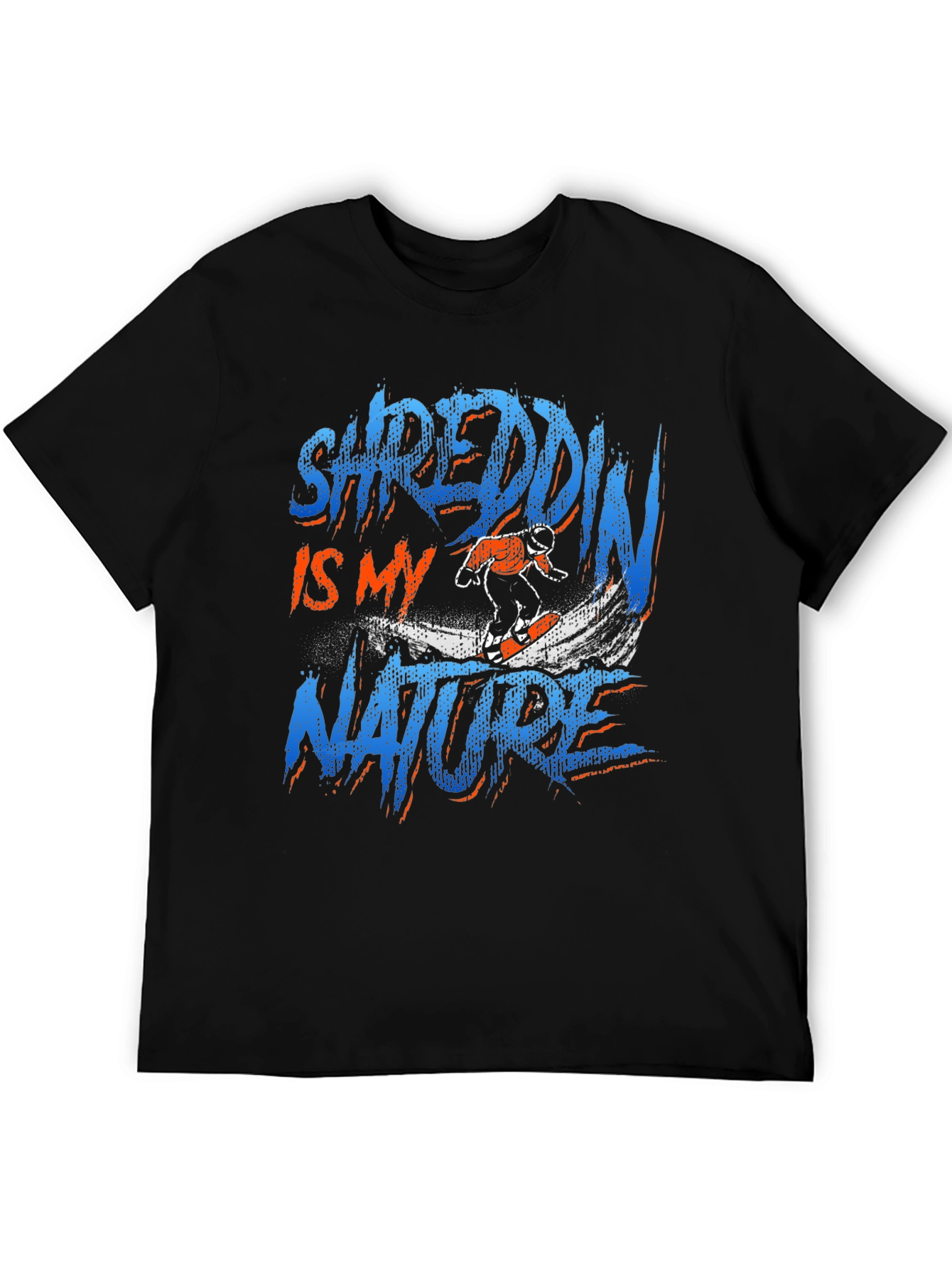 Shreddin Is My Nature Graphic T-Shirt