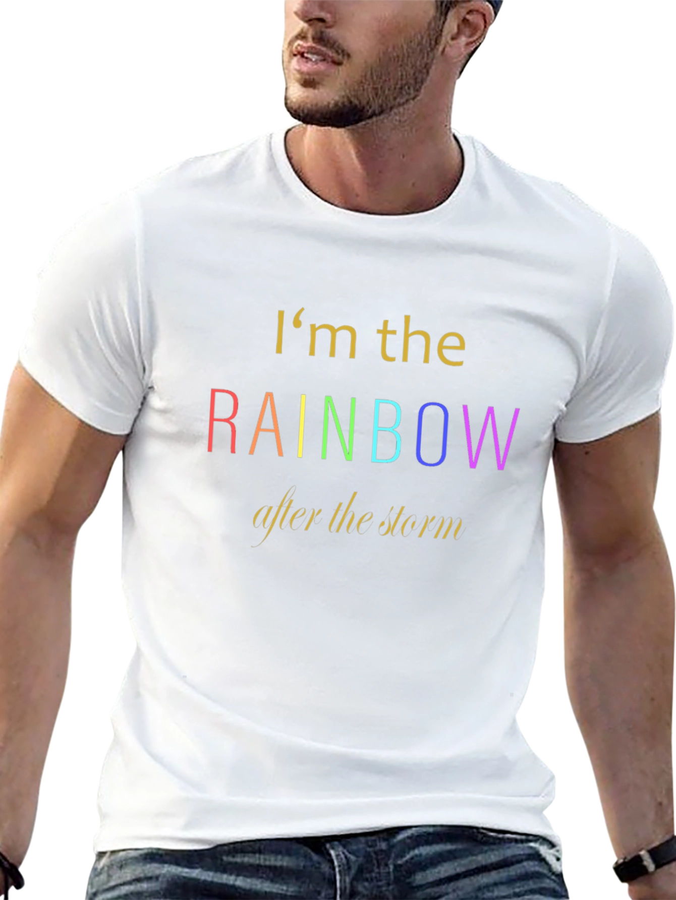 Rainbow After the Storm Graphic T-Shirt