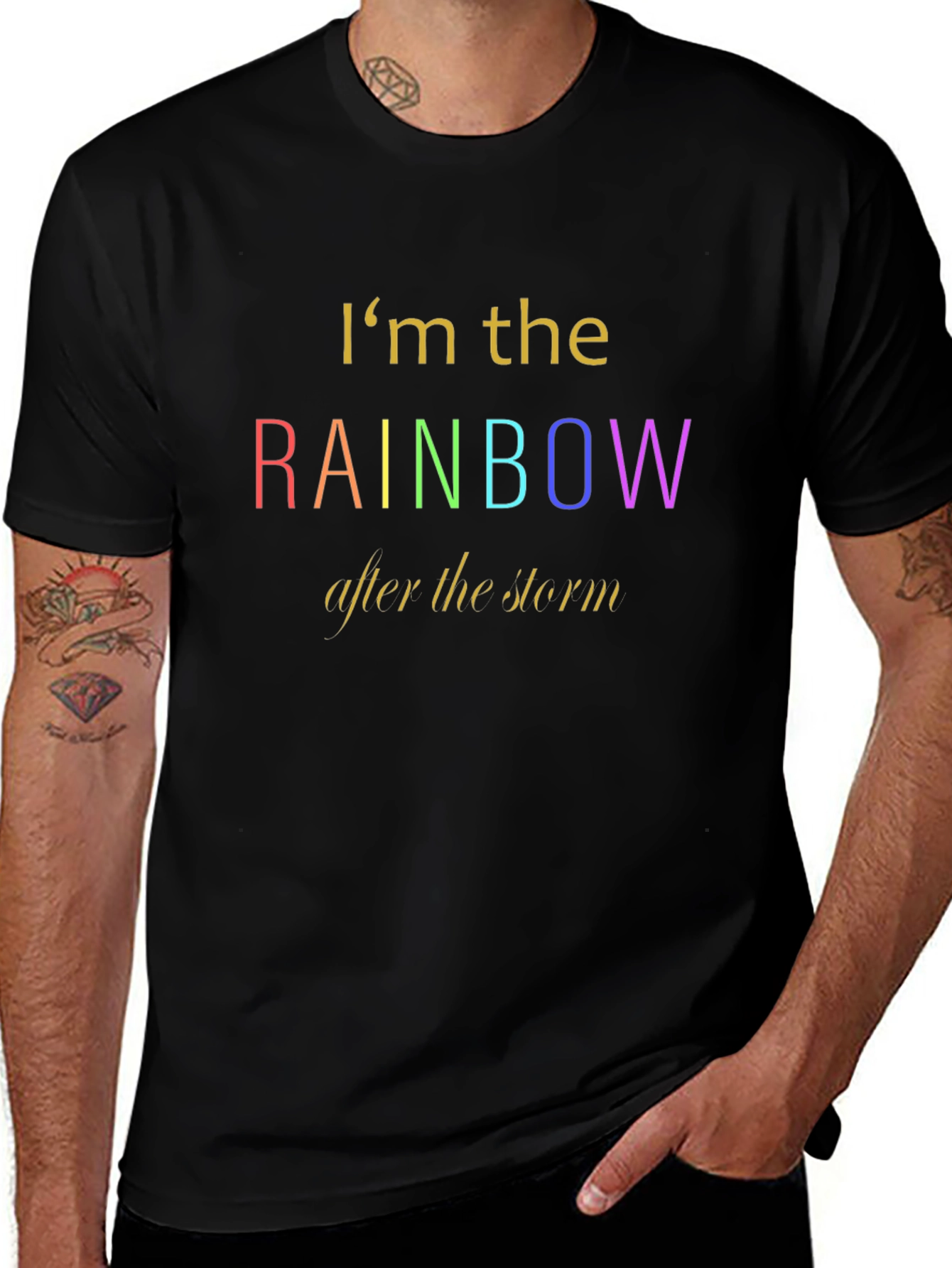 Rainbow After the Storm Graphic T-Shirt