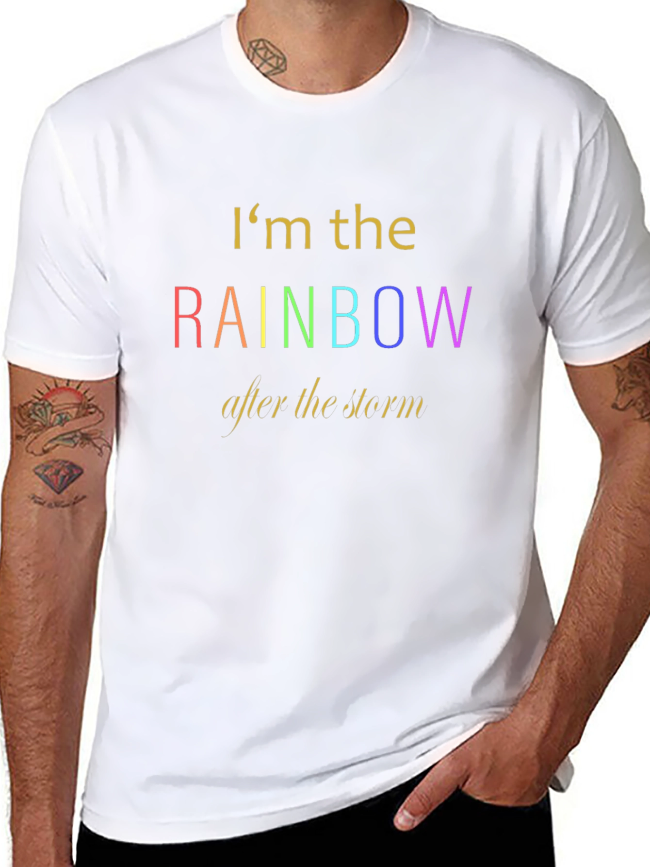 Rainbow After the Storm Graphic T-Shirt
