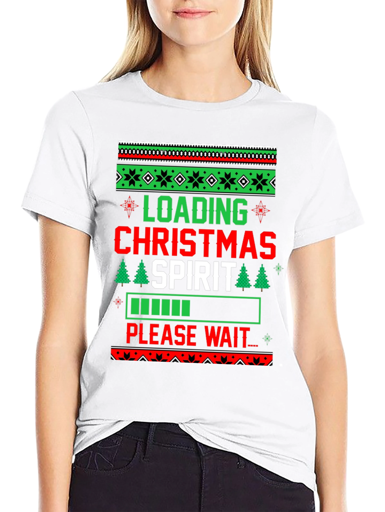 Loading Christmas Spirit Graphic Tee