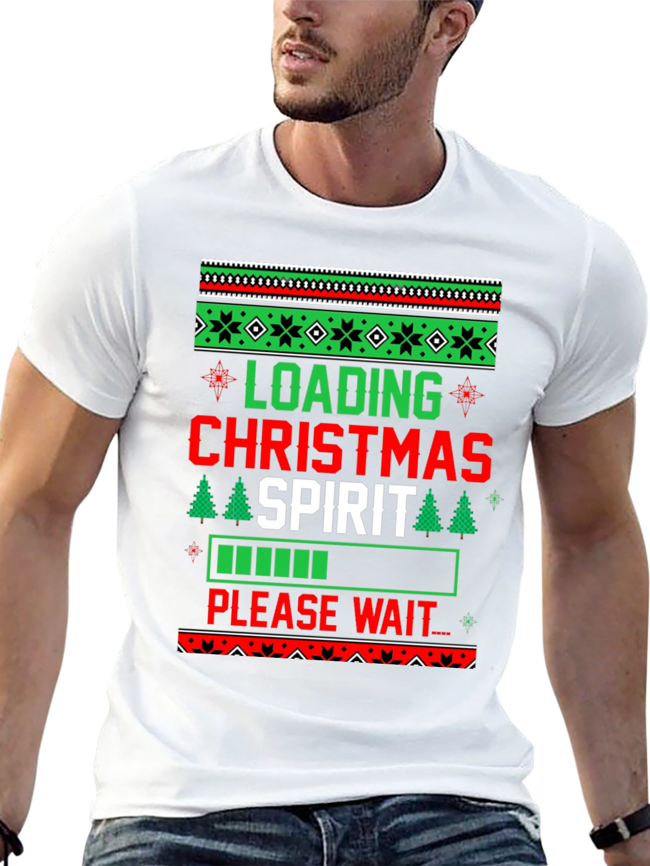 Loading Christmas Spirit Graphic Tee