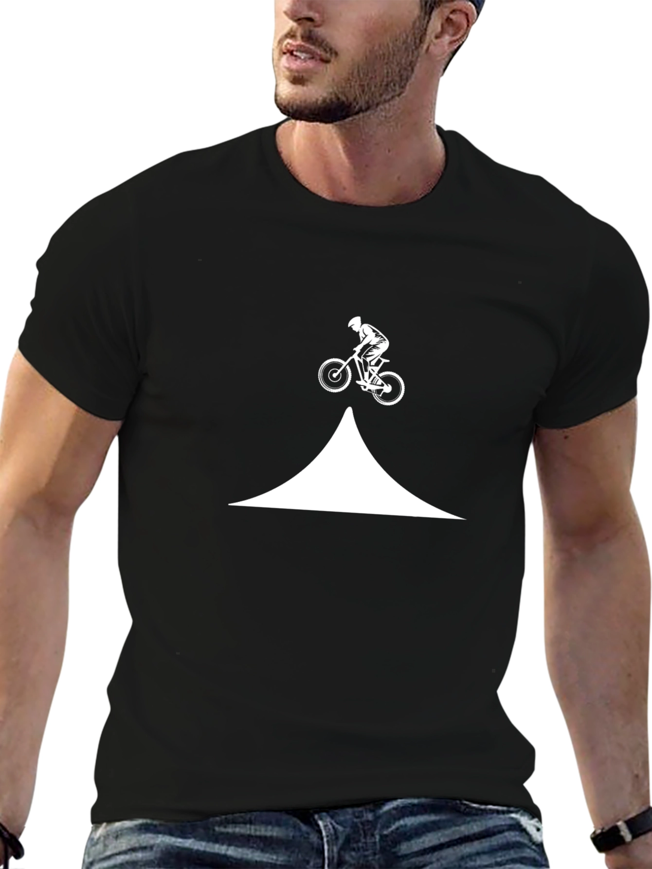 Mountain Biking T-Shirt - Ride the Peak