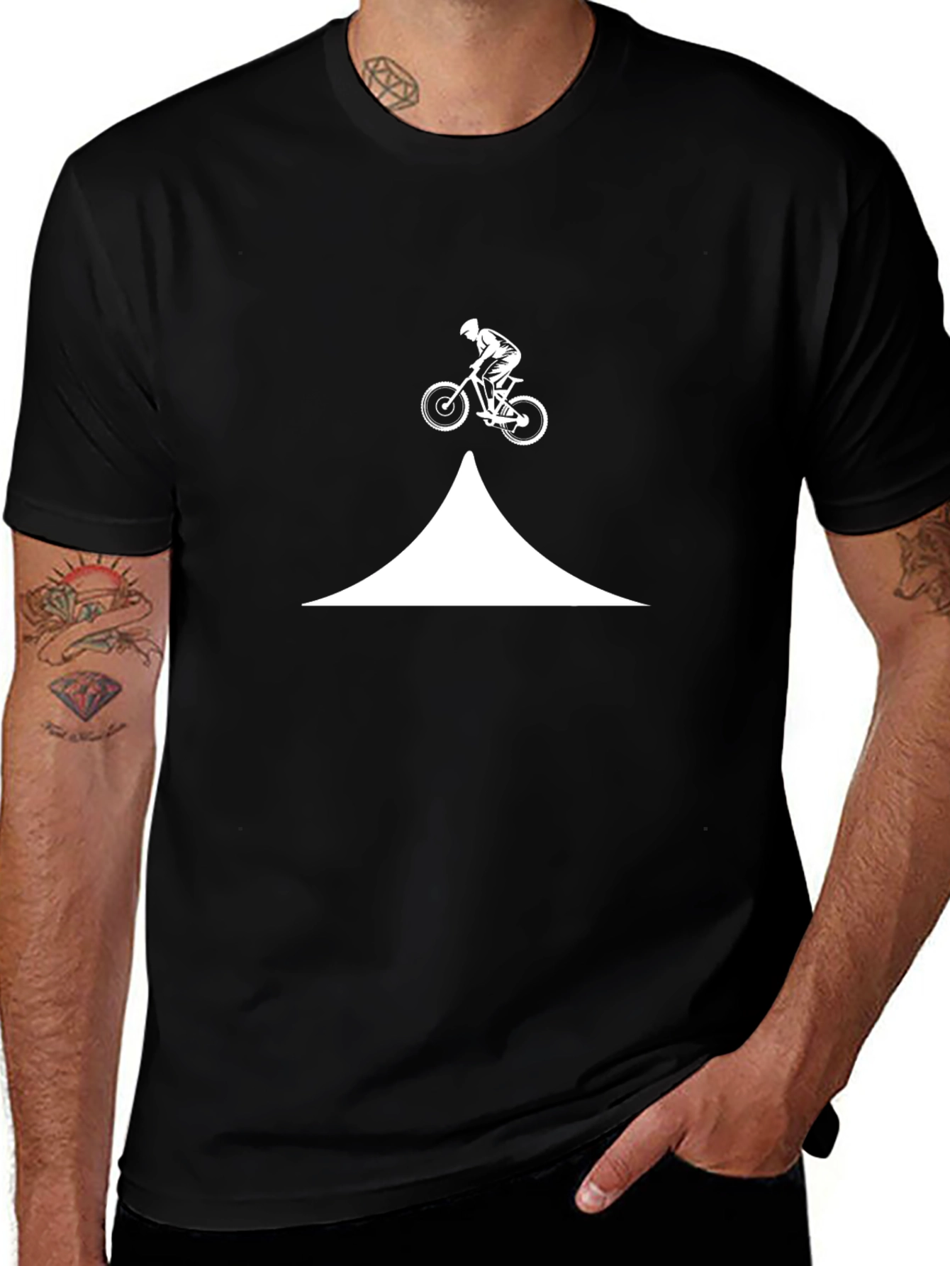 Mountain Biking T-Shirt - Ride the Peak