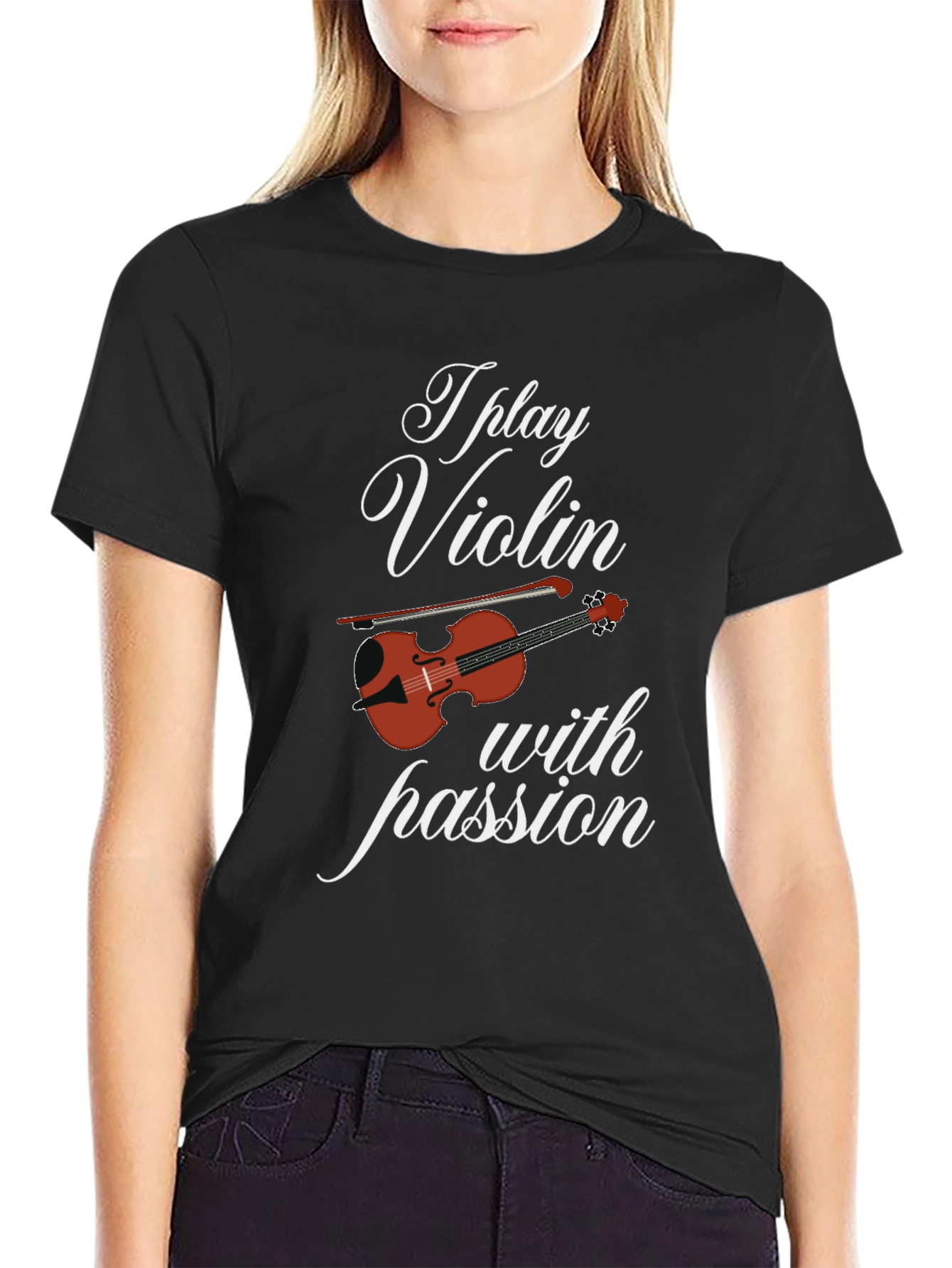 Violin Player T-Shirt - Music Passion Tee