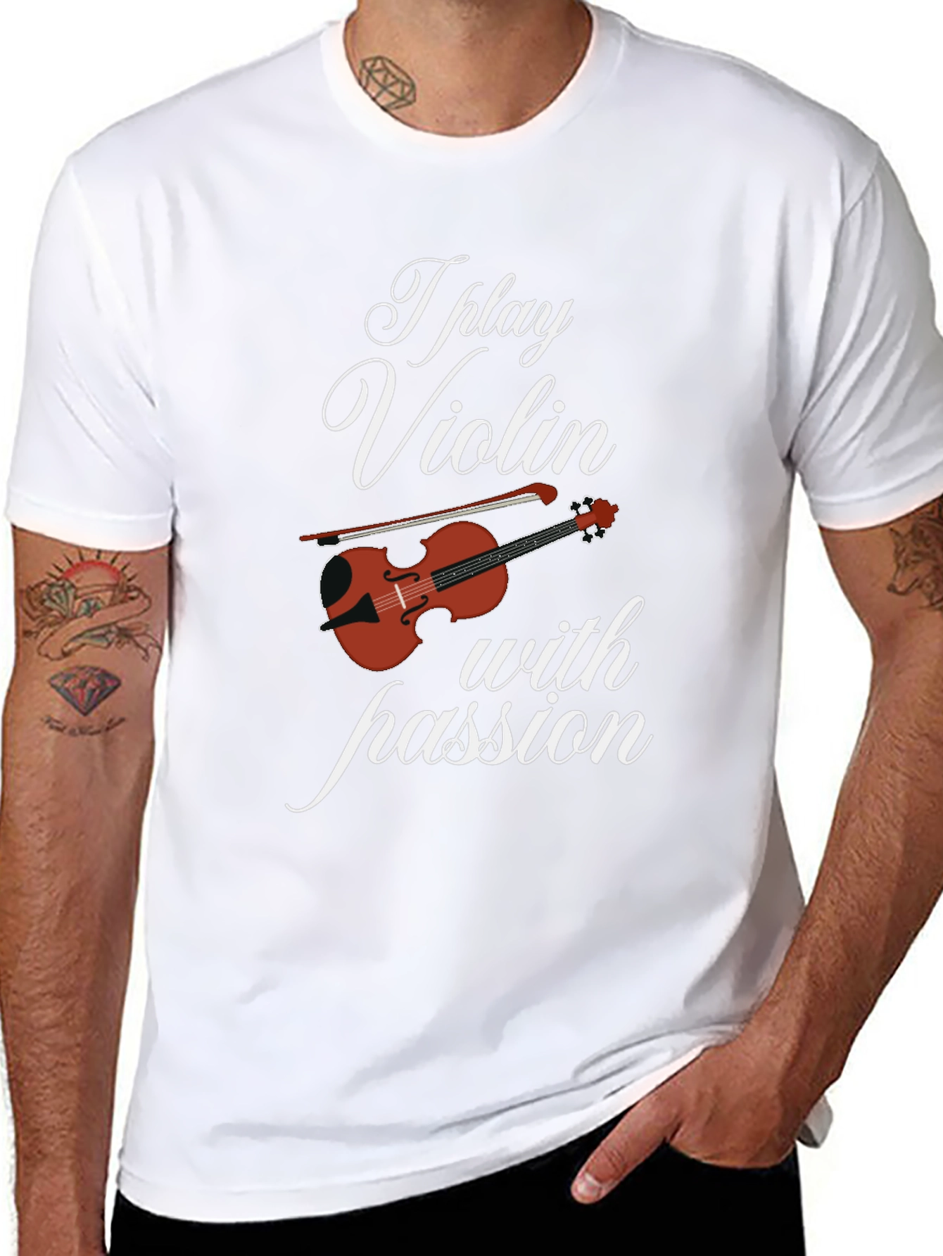 Violin Player T-Shirt - Music Passion Tee