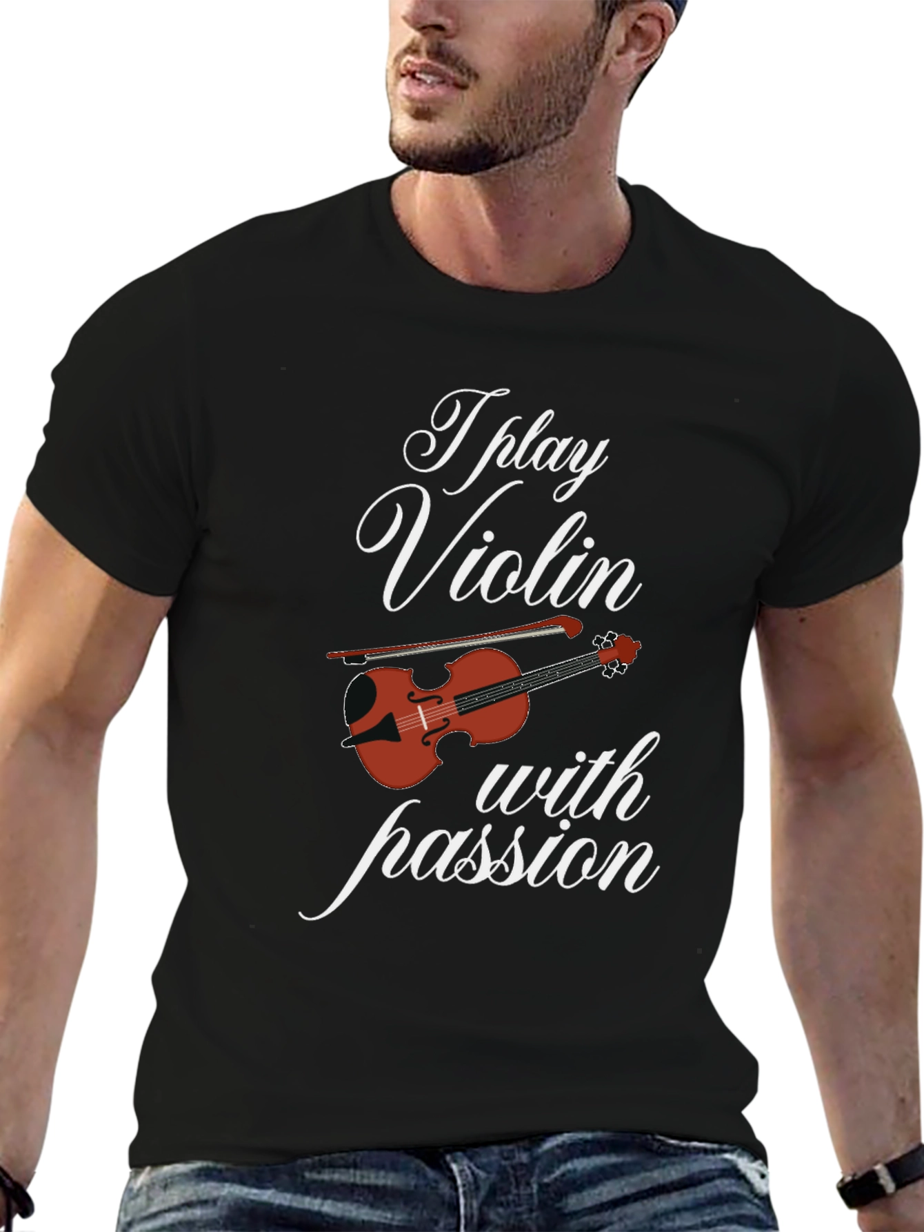 Violin Player T-Shirt - Music Passion Tee
