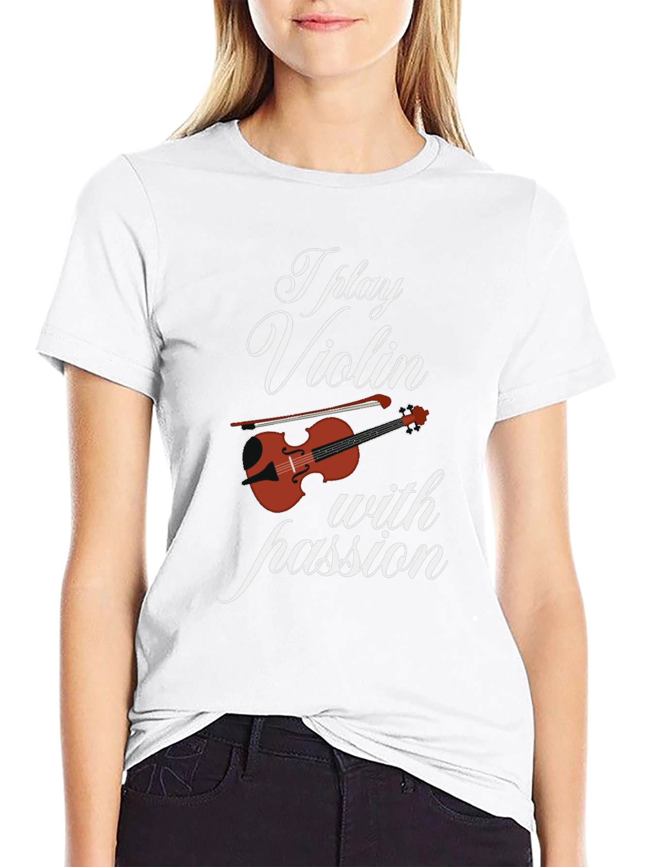 Violin Player T-Shirt - Music Passion Tee