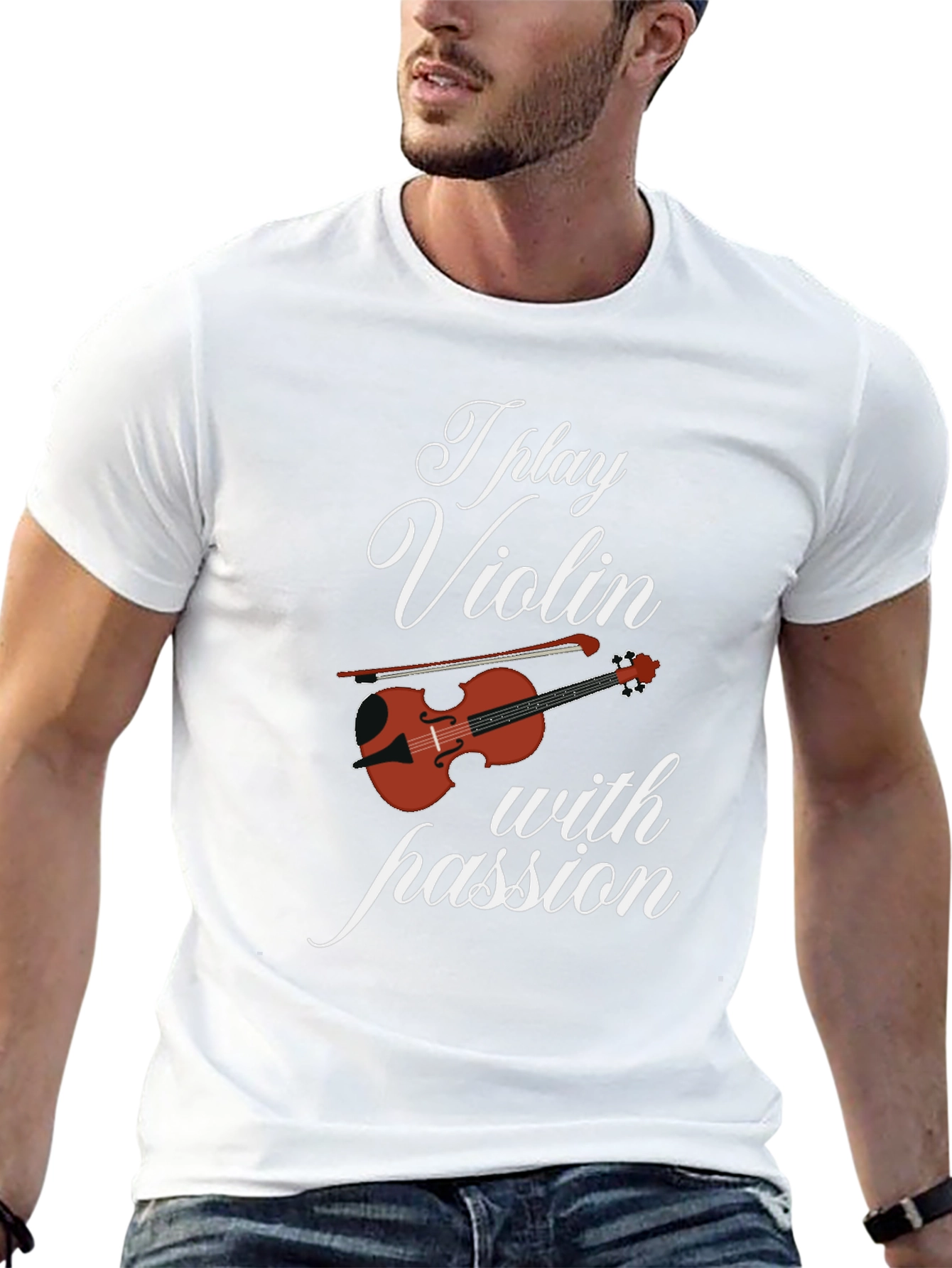 Violin Player T-Shirt - Music Passion Tee