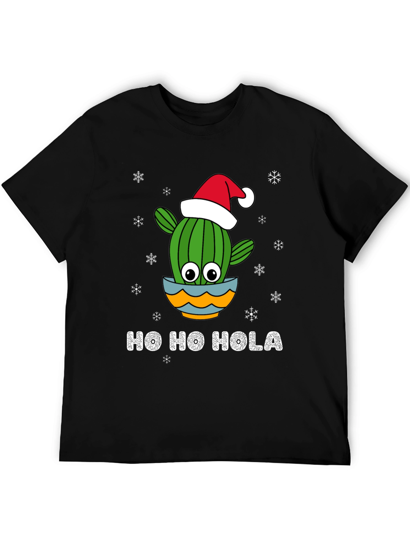 Ho Ho Hola Christmas Cactus T-Shirt