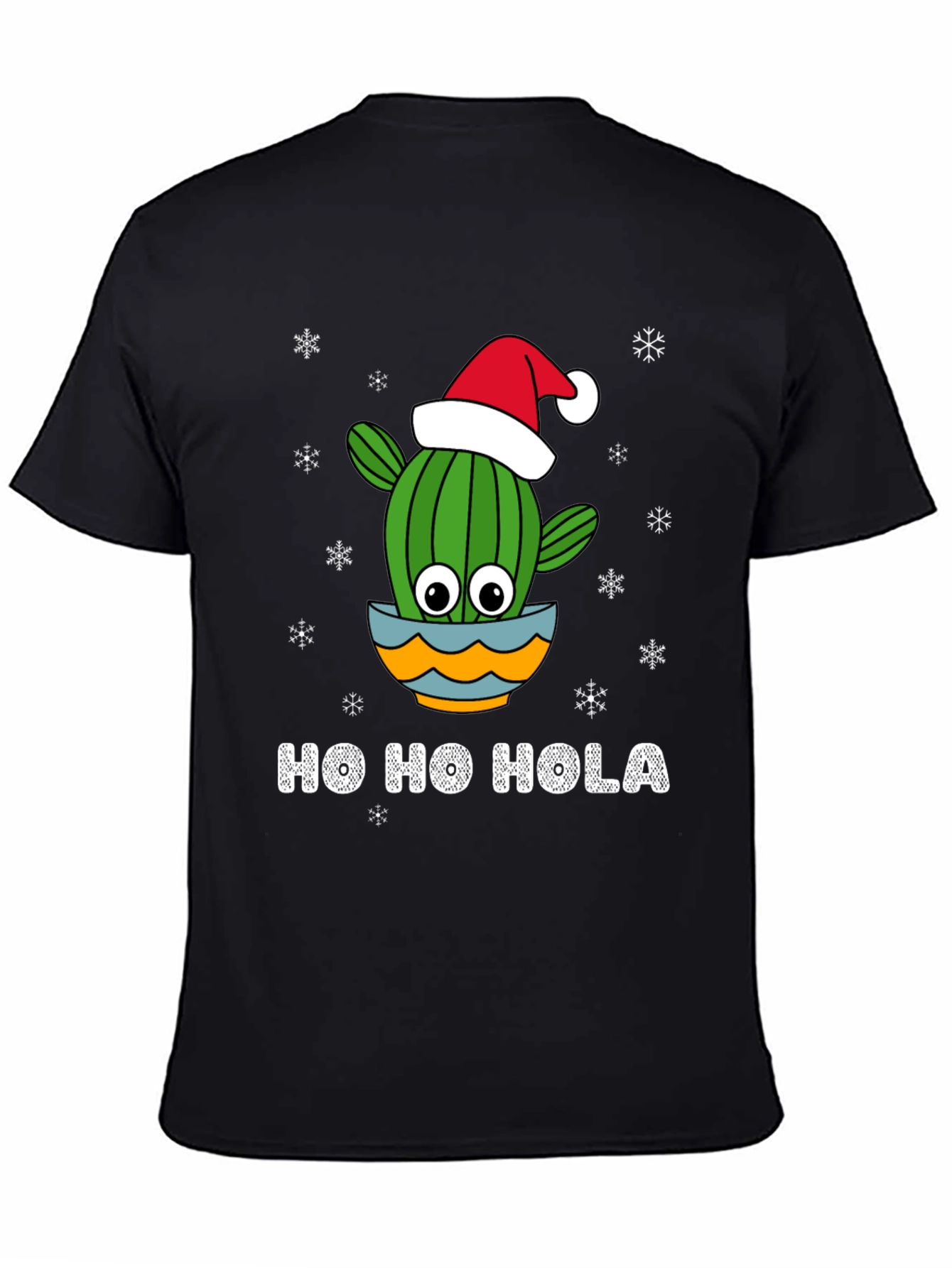 Ho Ho Hola Christmas Cactus T-Shirt