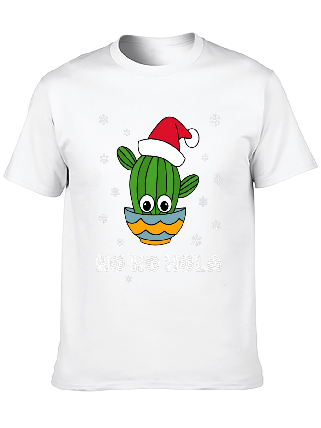 Ho Ho Hola Christmas Cactus T-Shirt