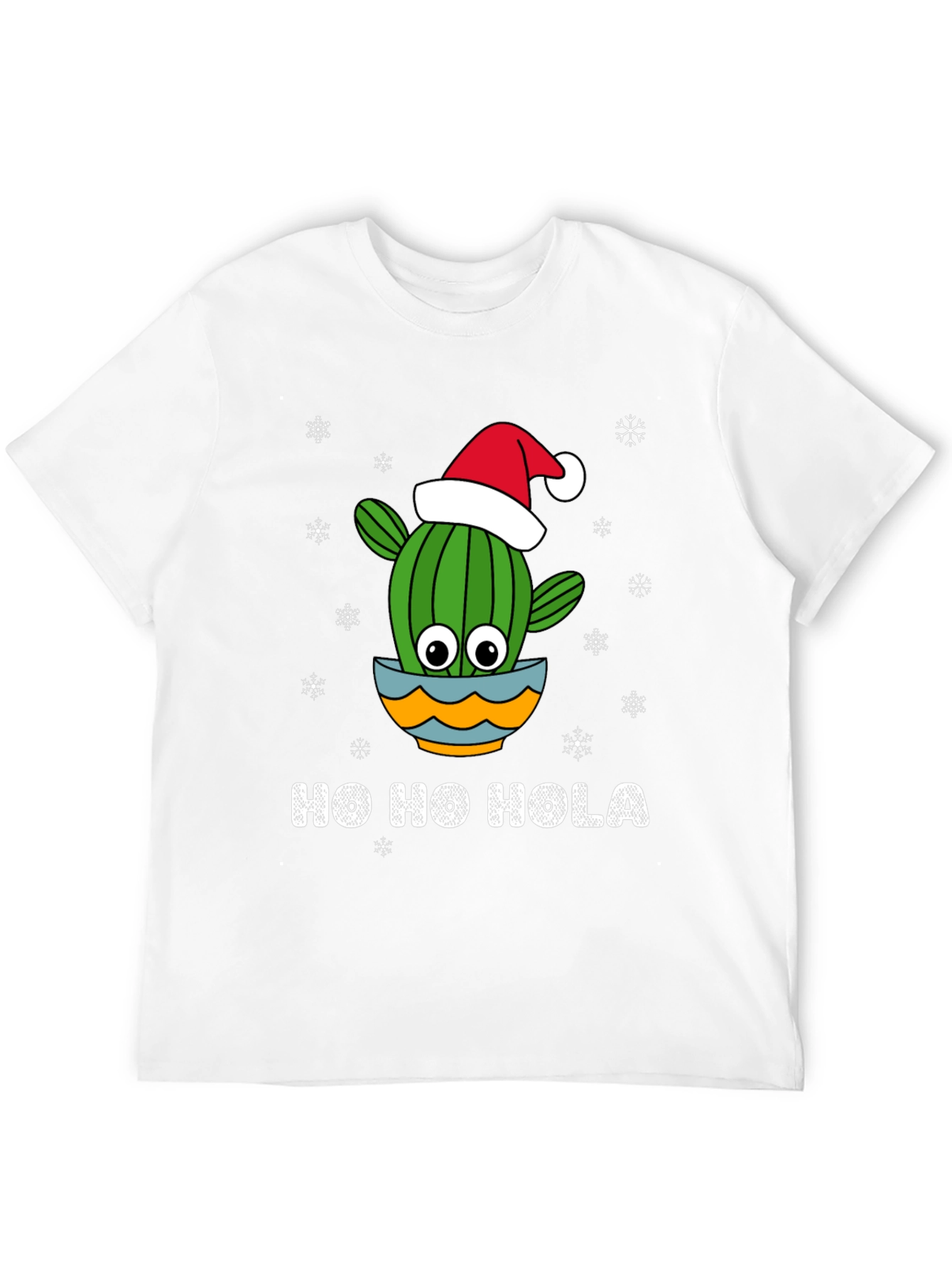Ho Ho Hola Christmas Cactus T-Shirt
