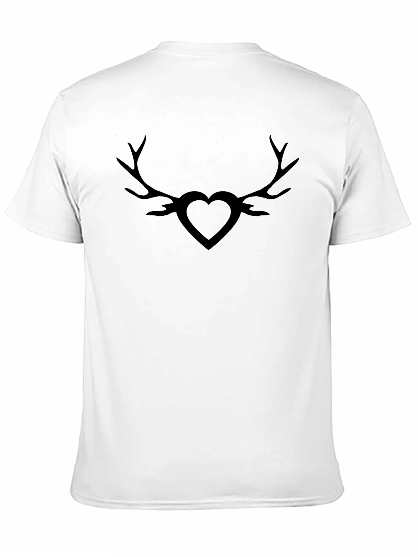 Heart Antler Graphic T-Shirt