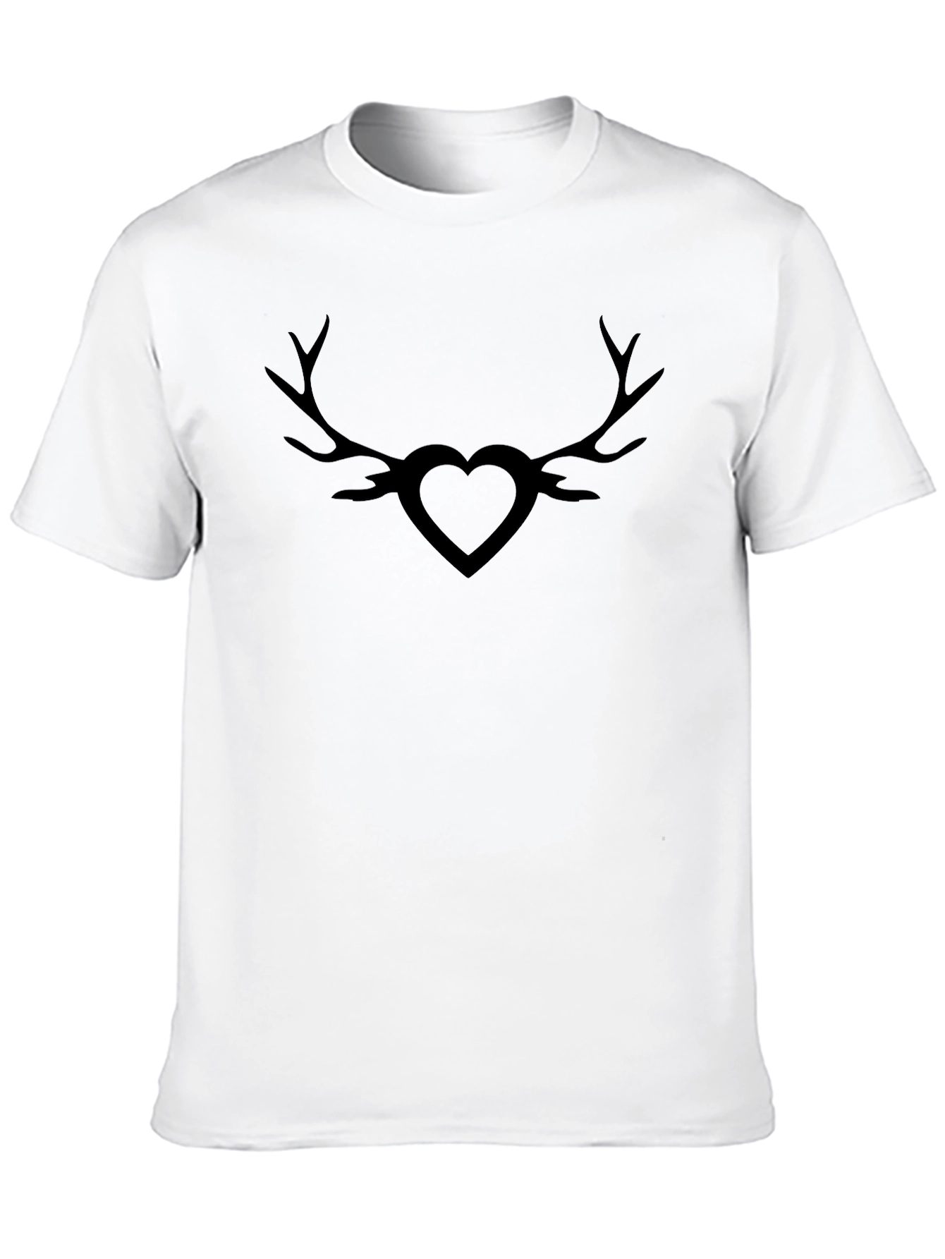 Heart Antler Graphic T-Shirt