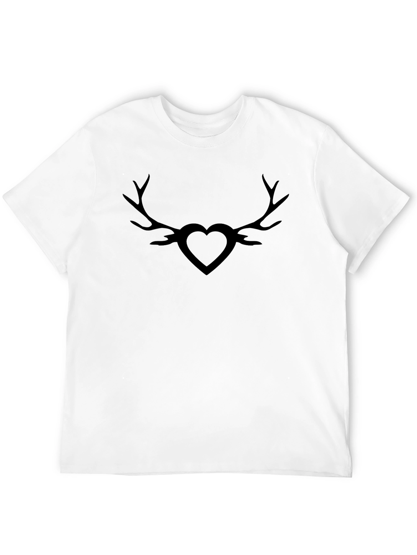 Heart Antler Graphic T-Shirt