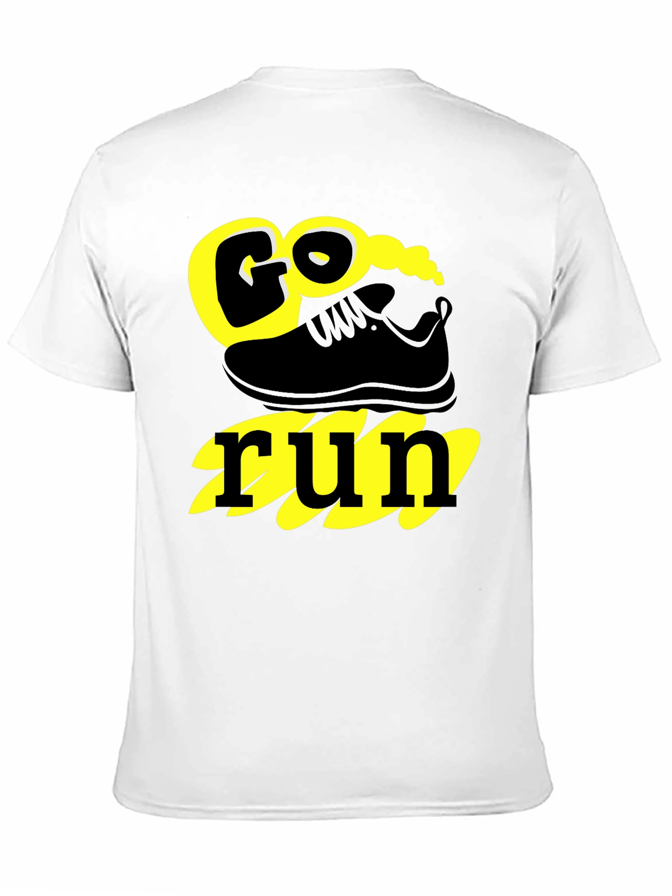 Go Run Graphic T-Shirt - Black