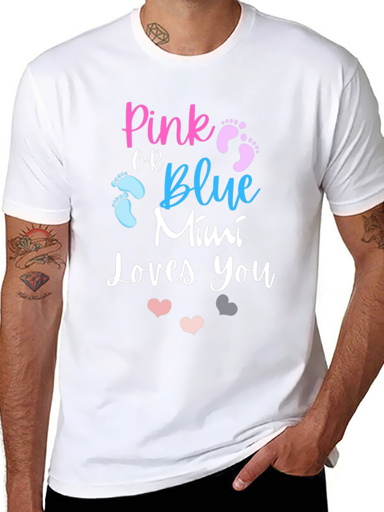 Pink or Blue Mimi Loves You T-Shirt