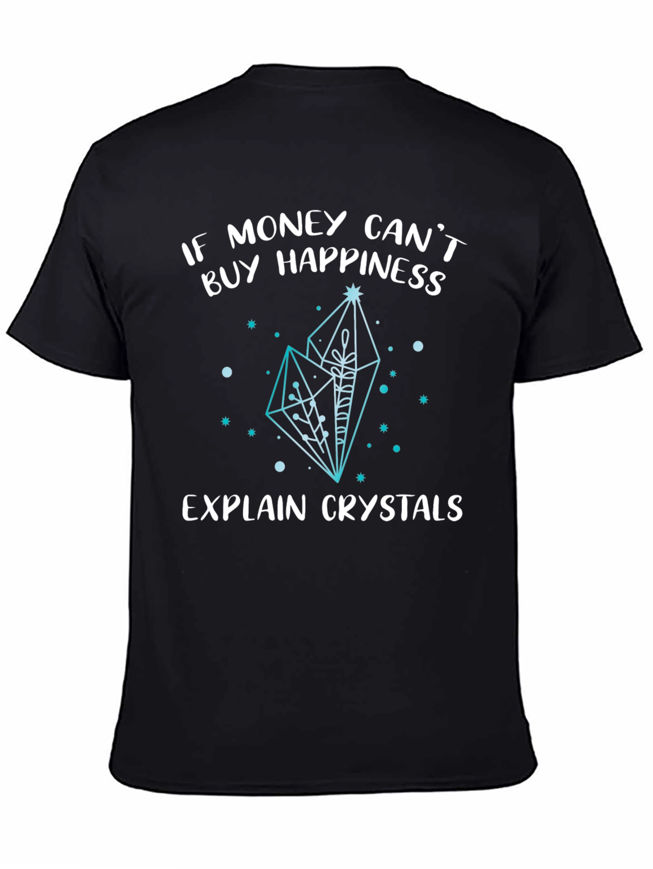 Crystals Happiness Graphic Tee Shirt
