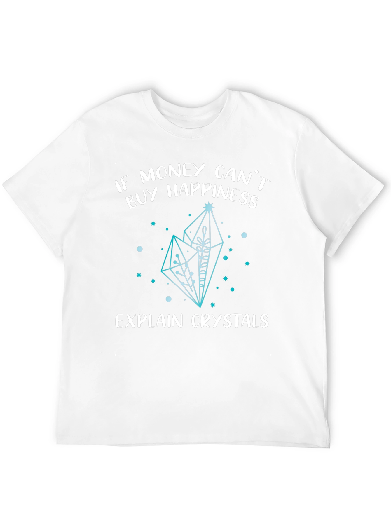 Crystals Happiness Graphic Tee Shirt