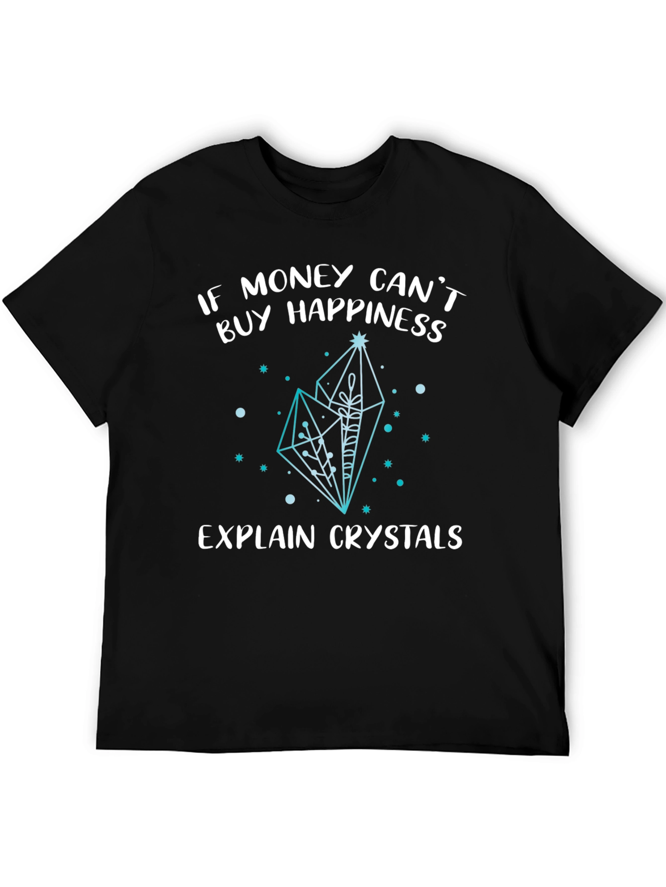 Crystals Happiness Graphic Tee Shirt