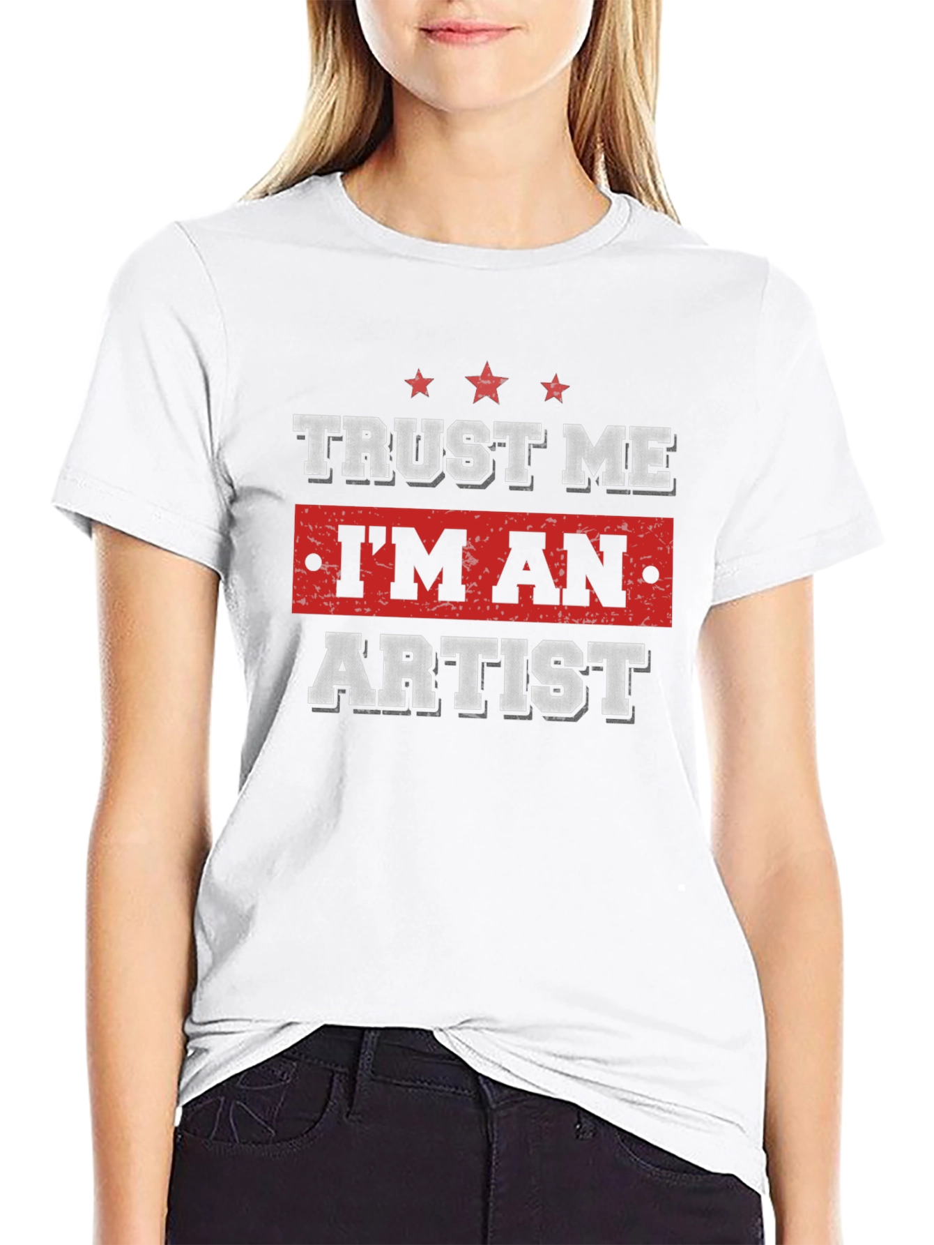 Trust Me Im An Artist Black T-Shirt