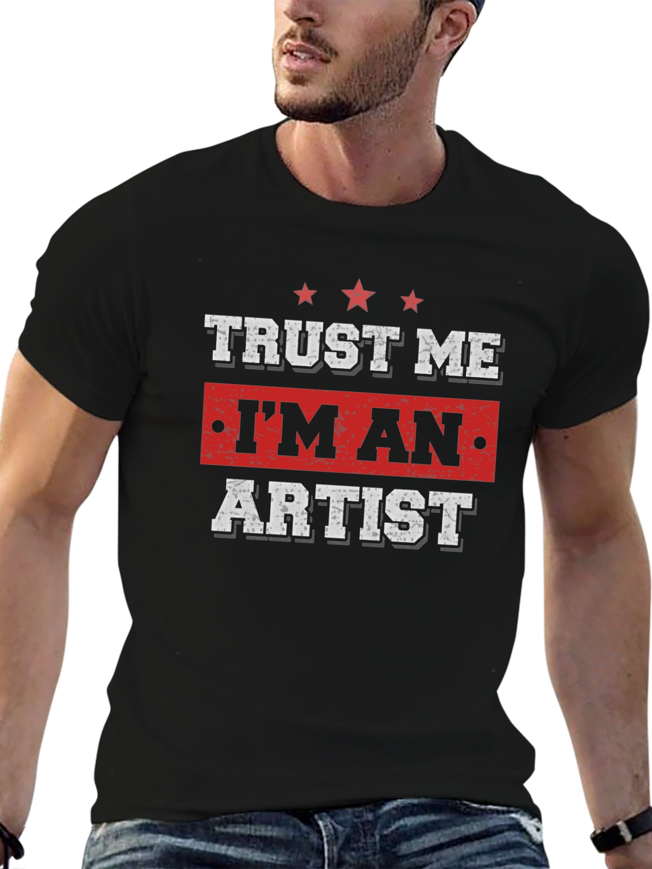 Trust Me Im An Artist Black T-Shirt