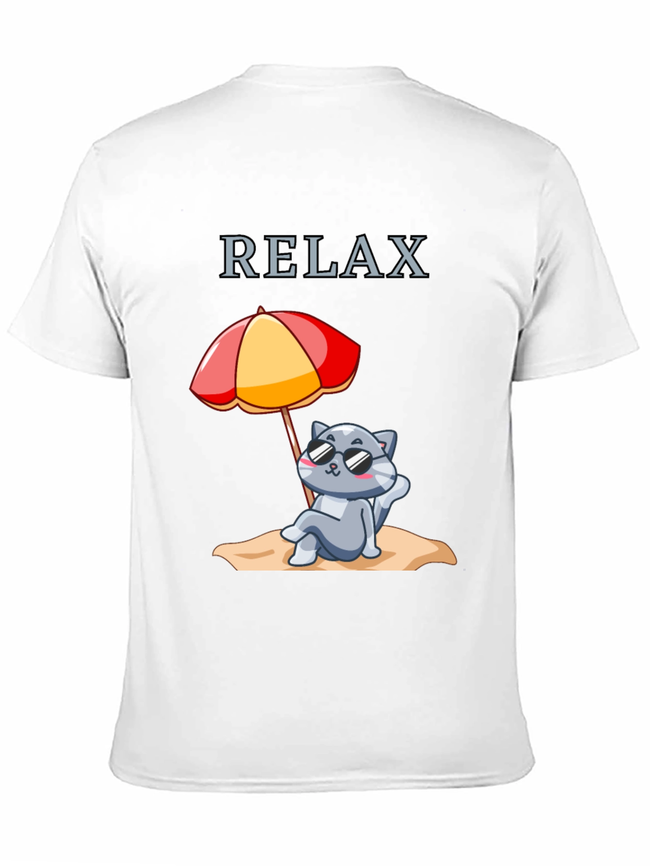 Relax Cat T-Shirt - Summer Vibes