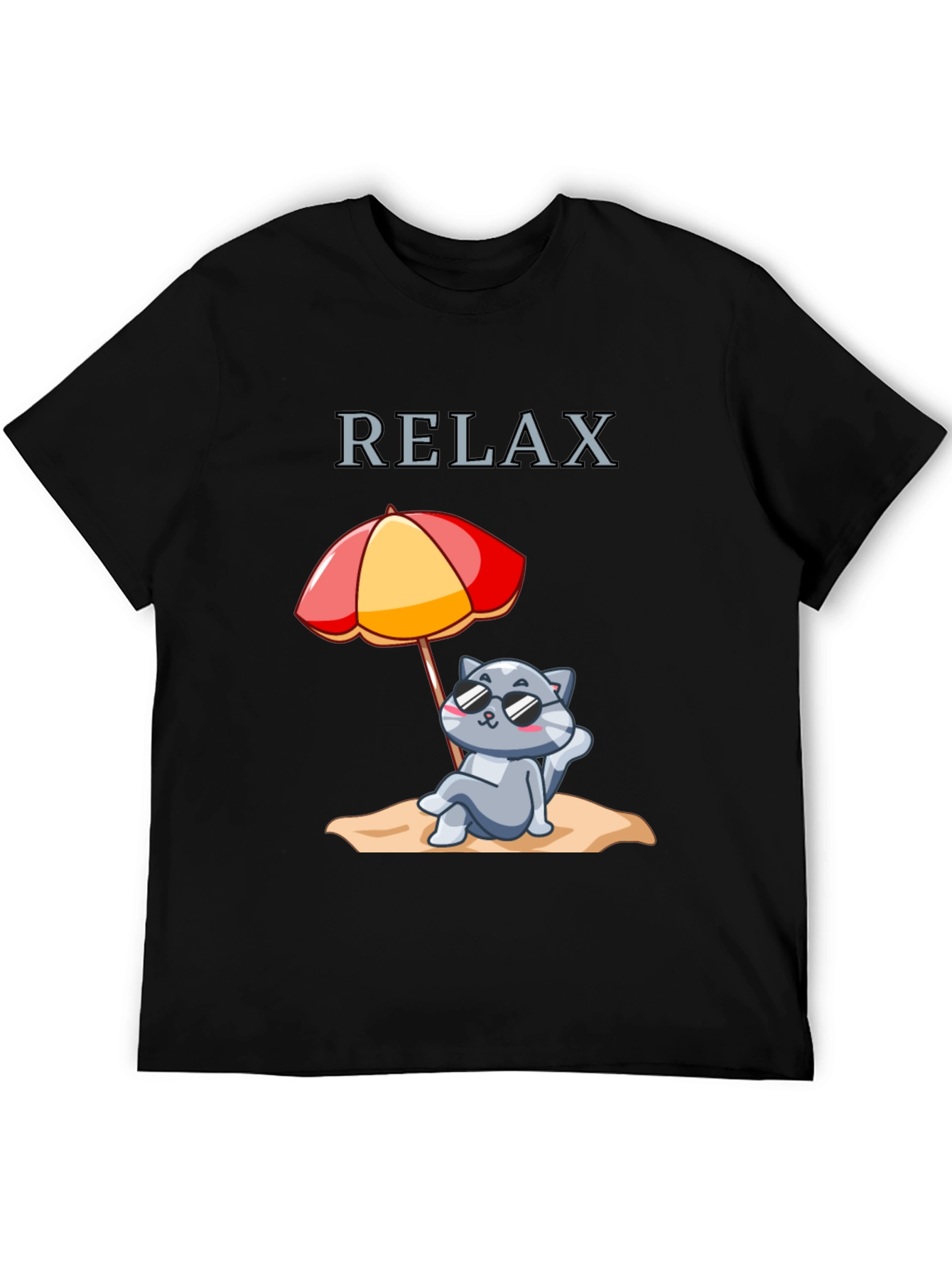 Relax Cat T-Shirt - Summer Vibes