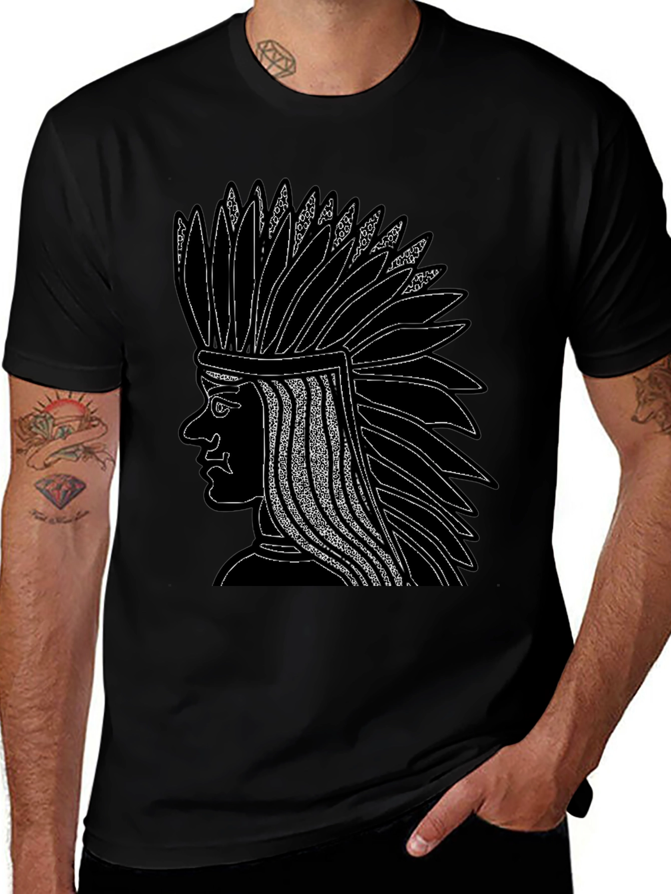 Native American Headdress T-Shirt