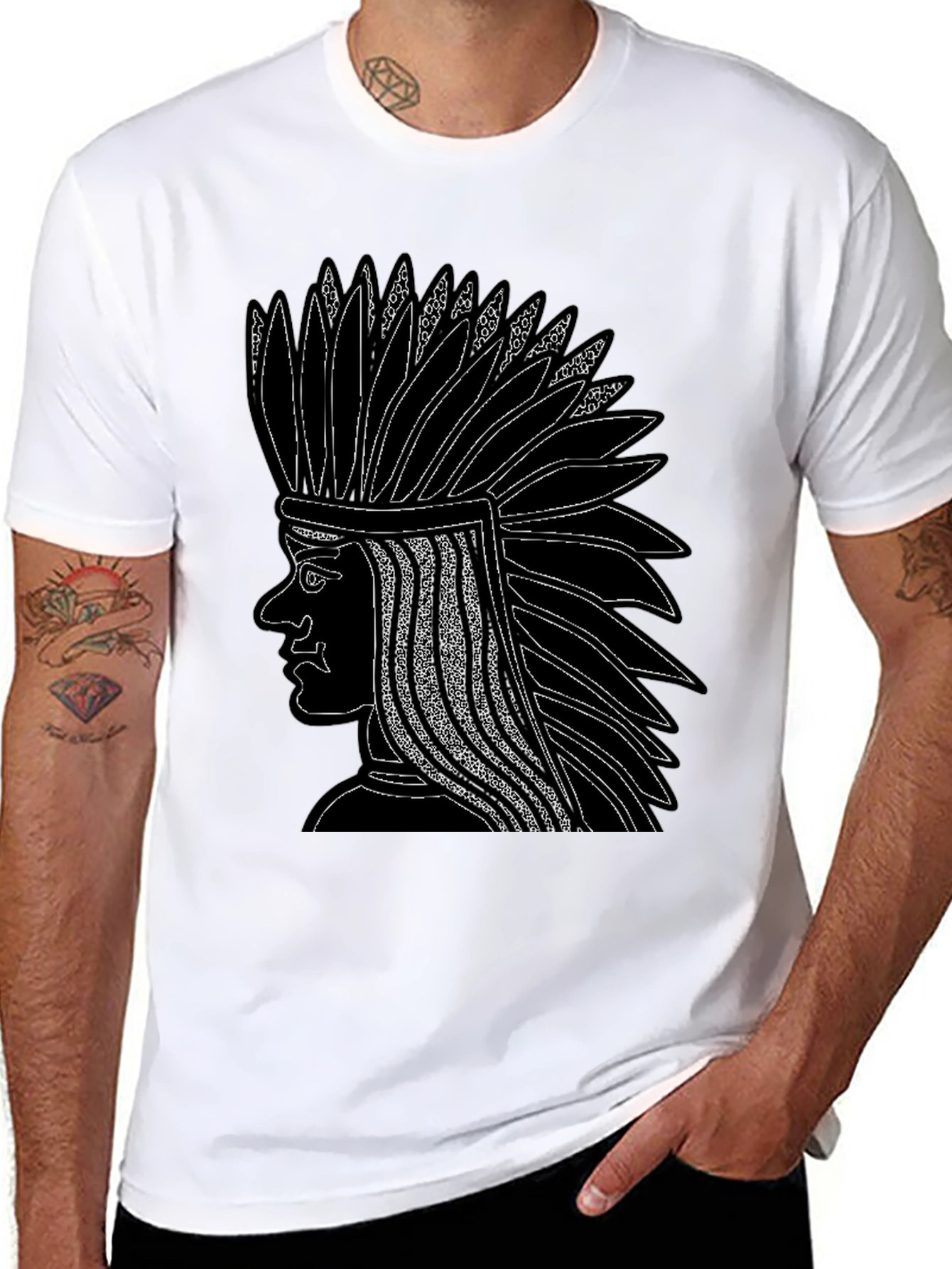 Native American Headdress T-Shirt