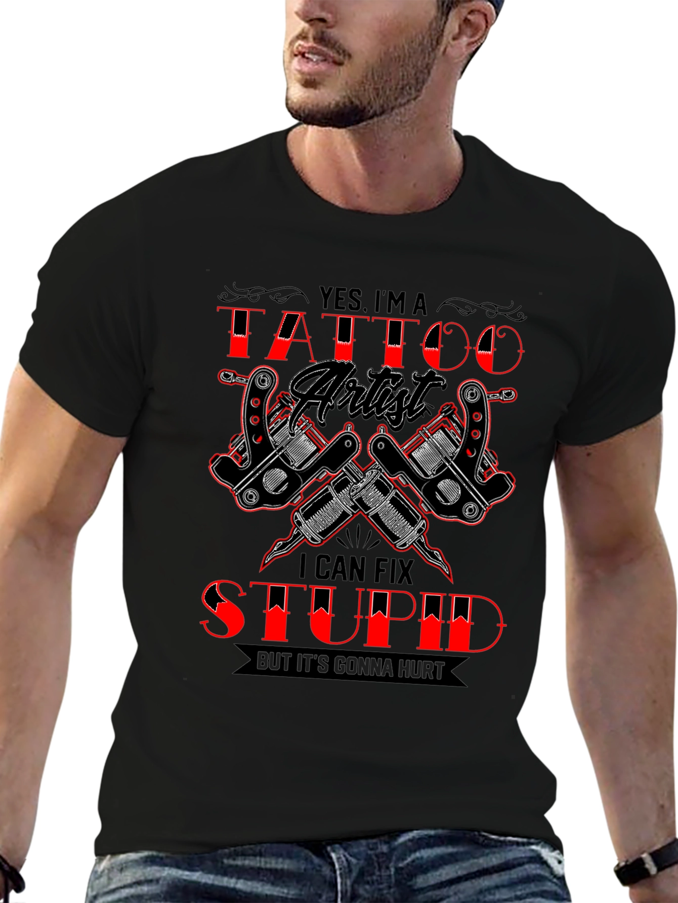Tattoo Artist Humor Graphic Tee